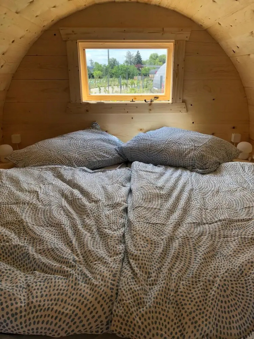 Schlaffass- Schlafen im Weinfass - Campsite