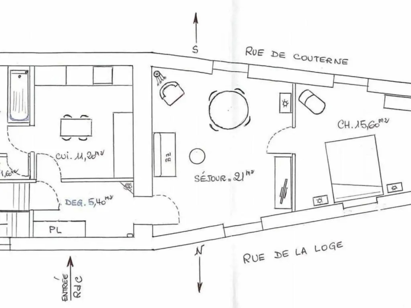 Appartement Lassay-les-Châteaux, 2 pièces, 2 personnes - FR-1-600-29