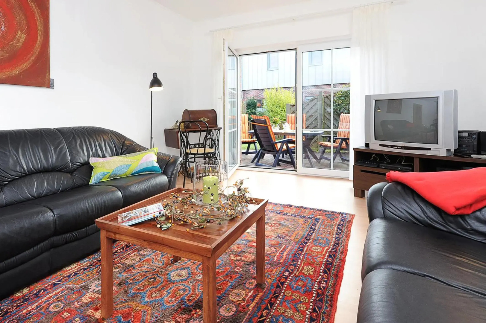 Jever-Ferienhaus Gartenblick