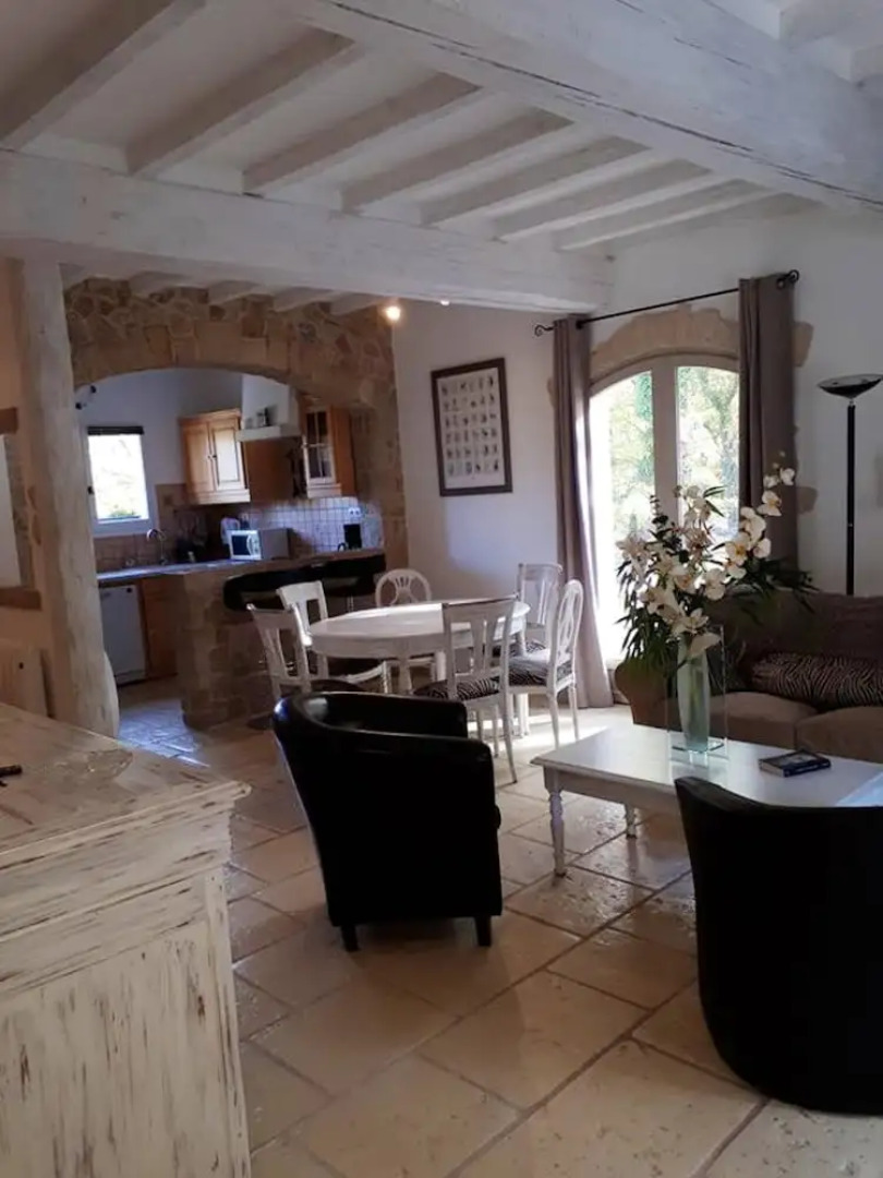 House With 3 Bedrooms in Mons, With Wonderful Mountain View, Shared Pool, Furnished Garden - 30 km From the Beach