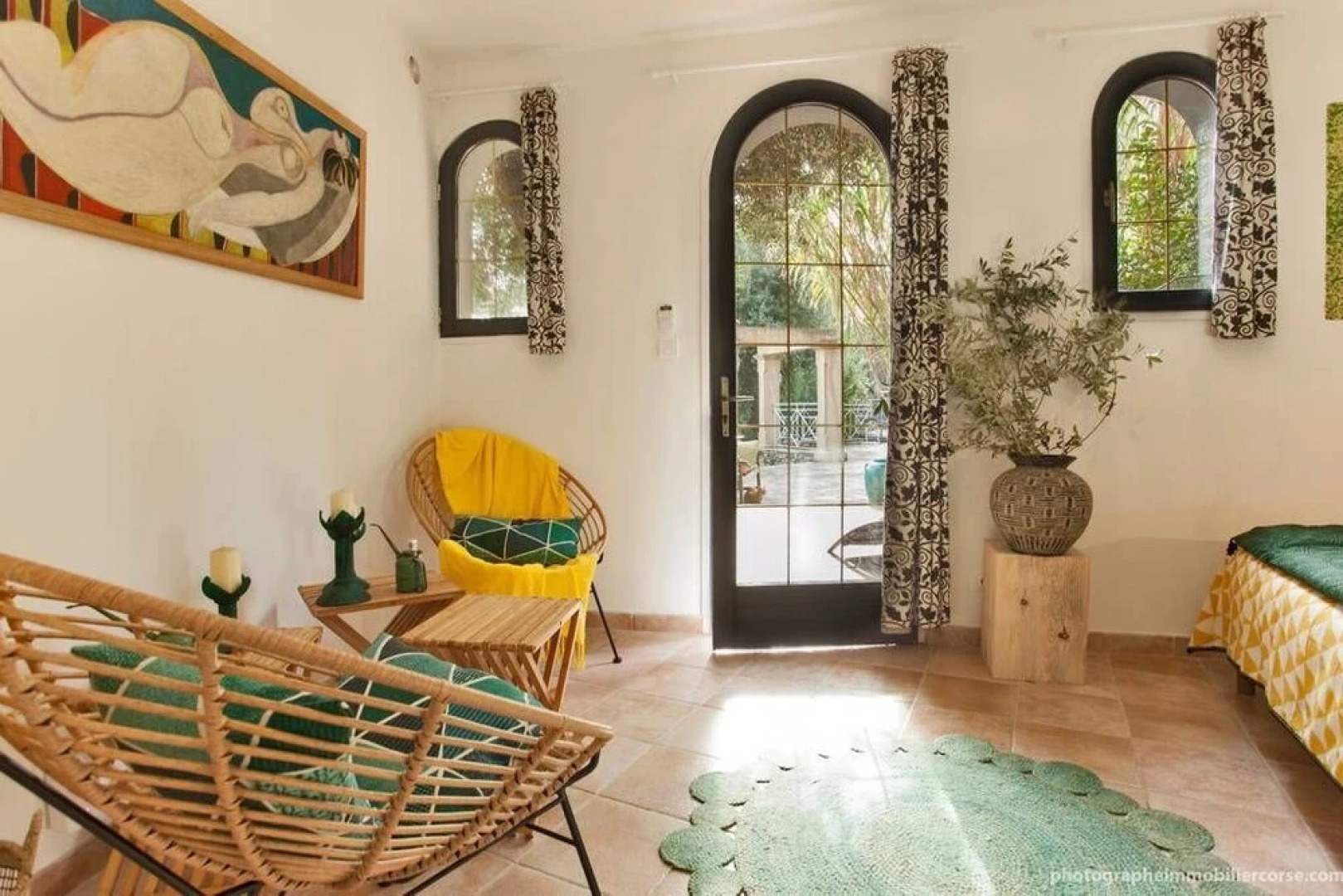 Cottage avec terrasse vue mer