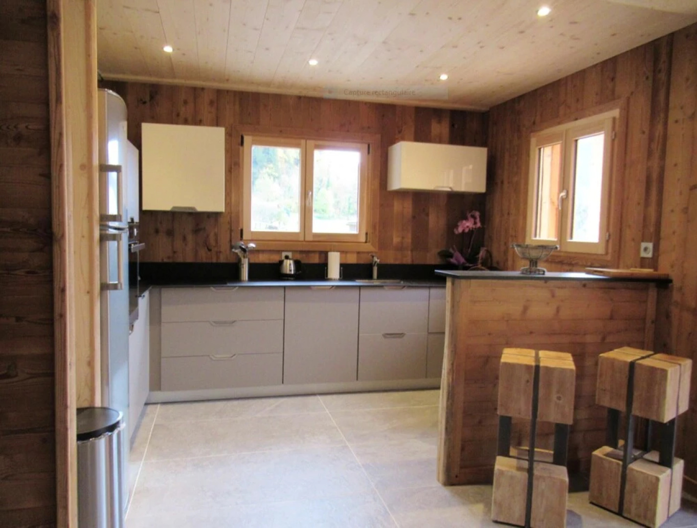 Chalet With 4 Bedrooms in Le Biot, With Wonderful Mountain View, Furnished Garden and Wifi - 10 km From the Slopes