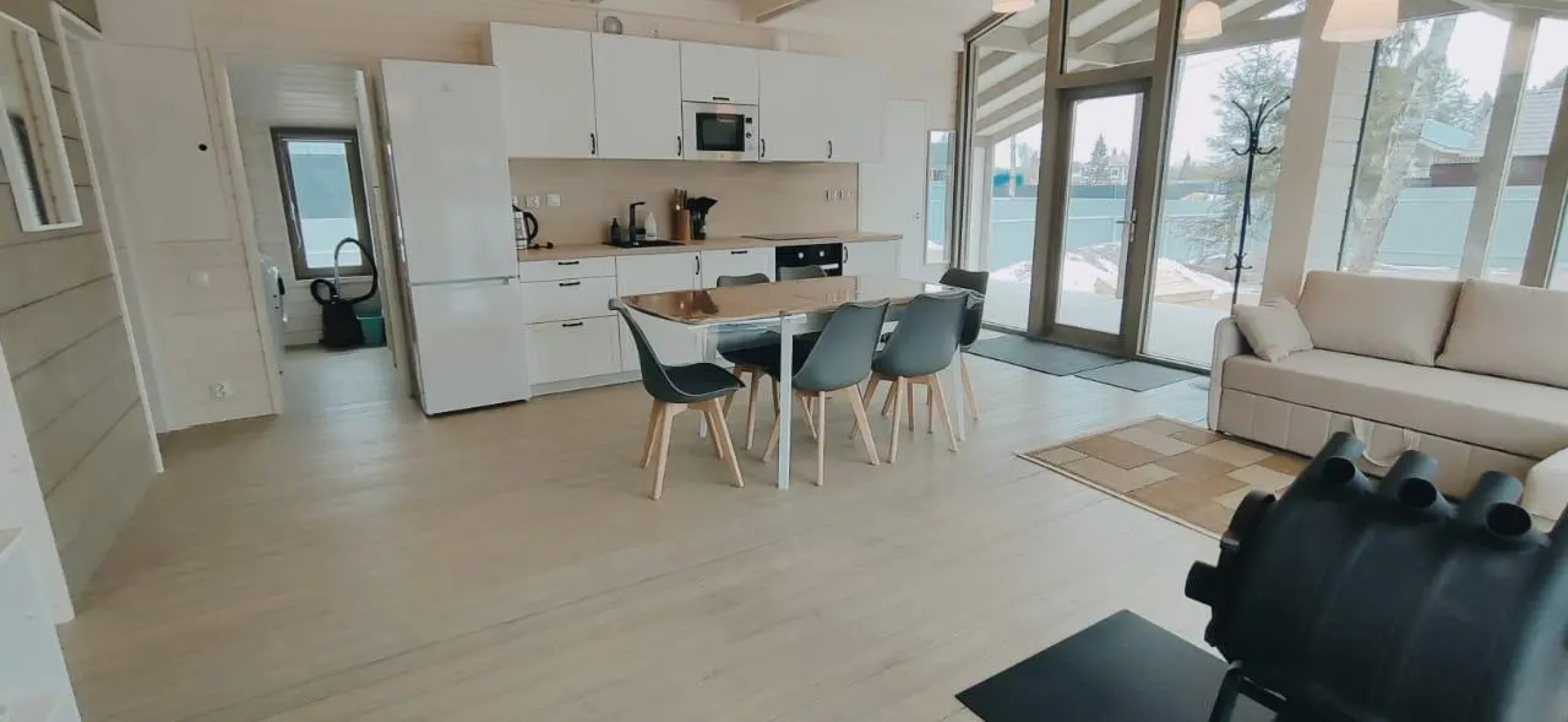 Уютный дом с печь-камином