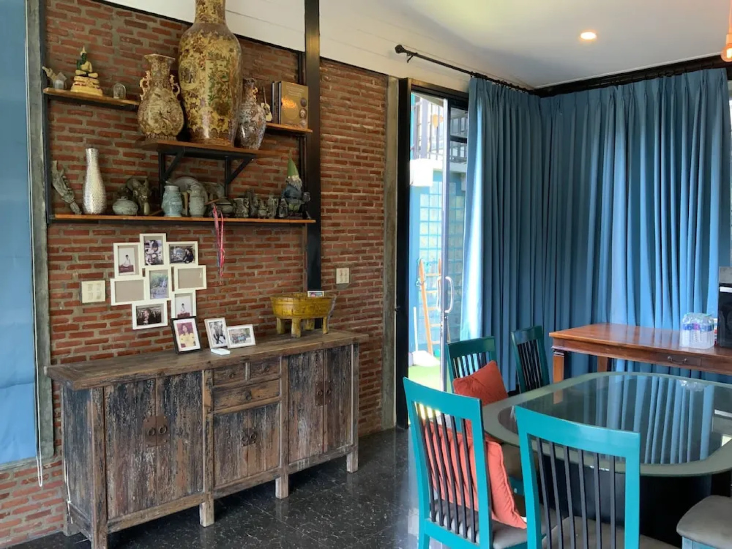 Morocco blue cafe by chilong river farm