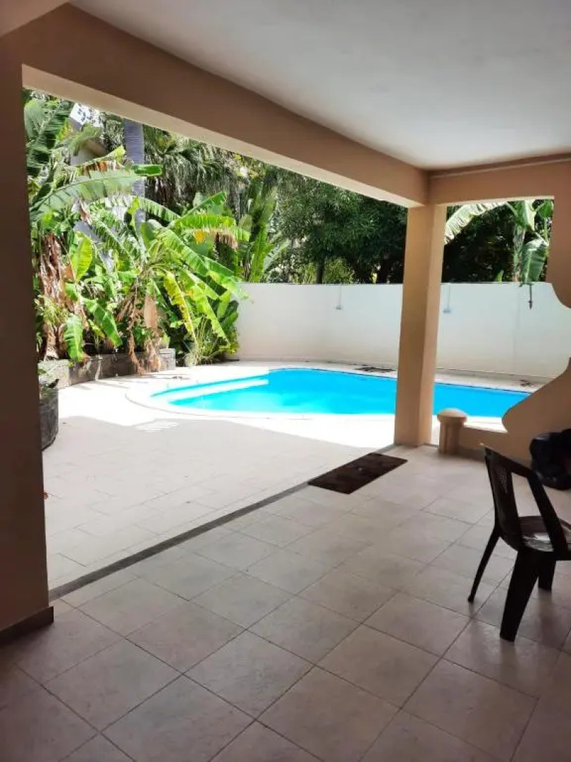 3 bedrooms villa at Blue Bay 500 m away from the beach with private pool enclosed garden and wifi