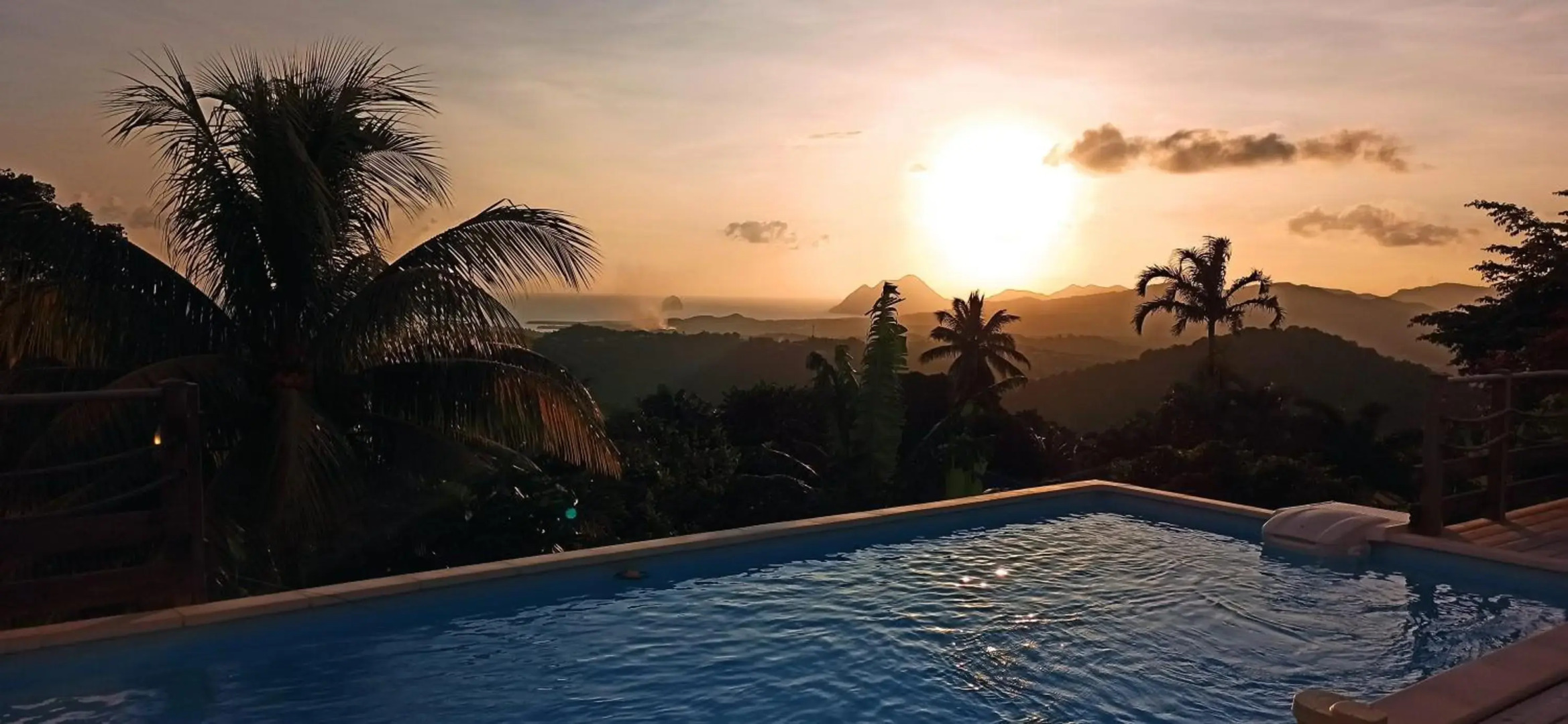 Villa CosaRoé Martinique Piscine et superbe vue mer