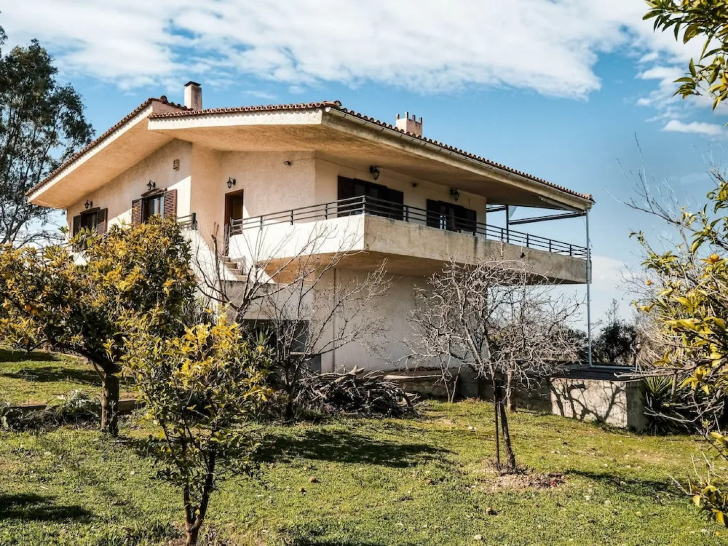 Holiday Villa With sea View in Paralia Avlidas