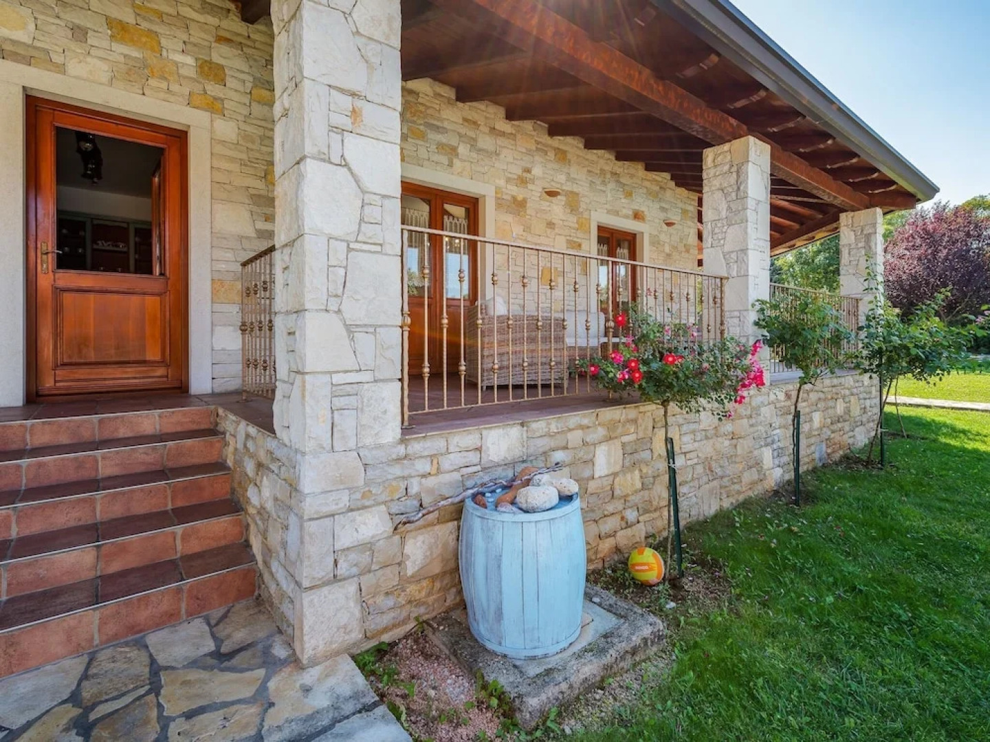 Rustically Furnished Villa With Swimming Pool and Spacious Yard Near Labin