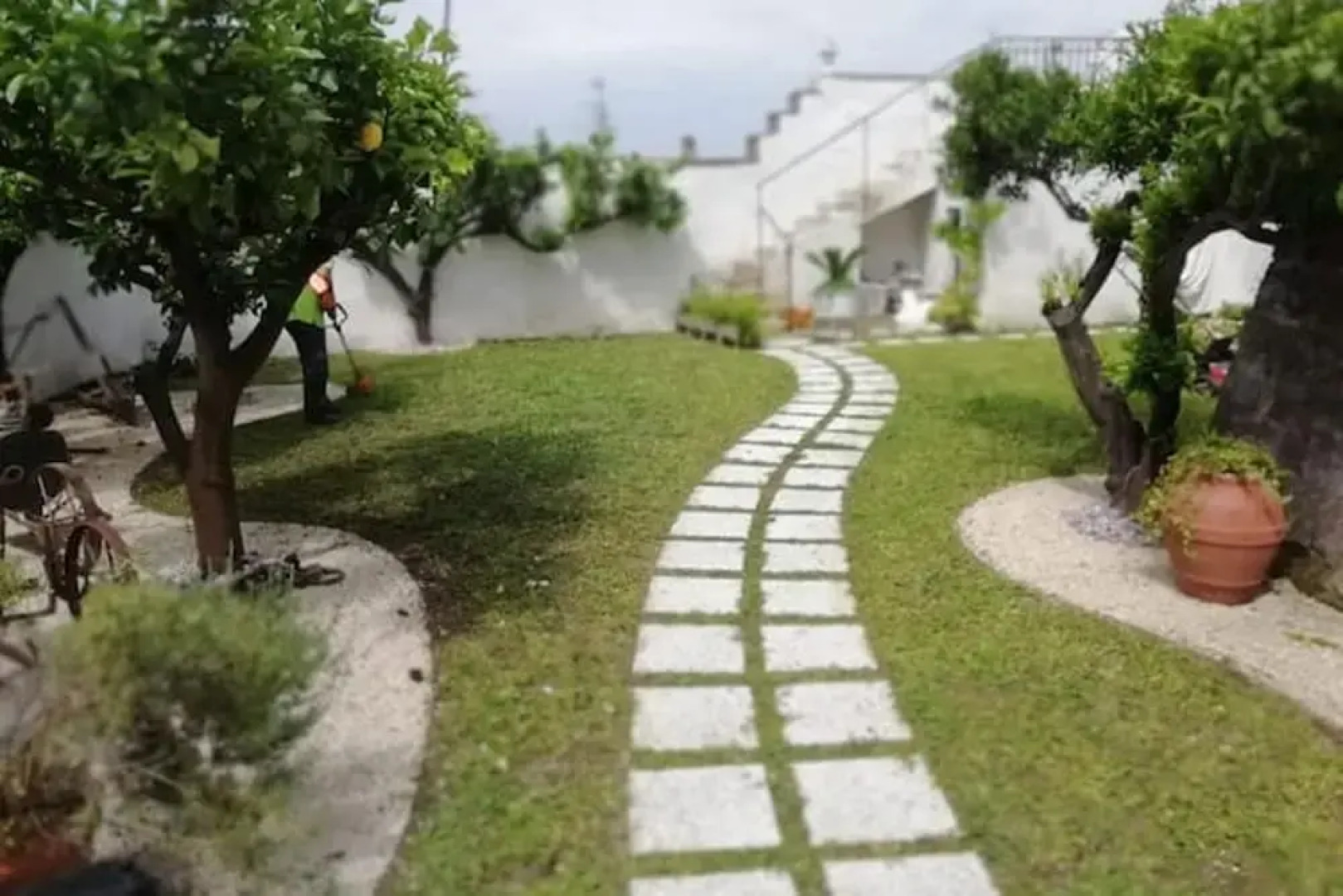 House With 2 Bedrooms in Francolise, With Wonderful sea View, Enclosed Garden and Wifi Near the Beach