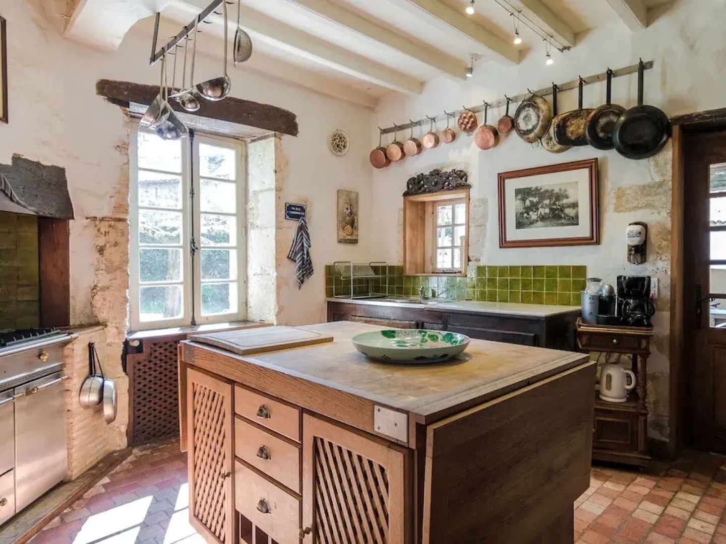 Ritzy Mansion in Sourzac With Tennis Court, Pool & Gym