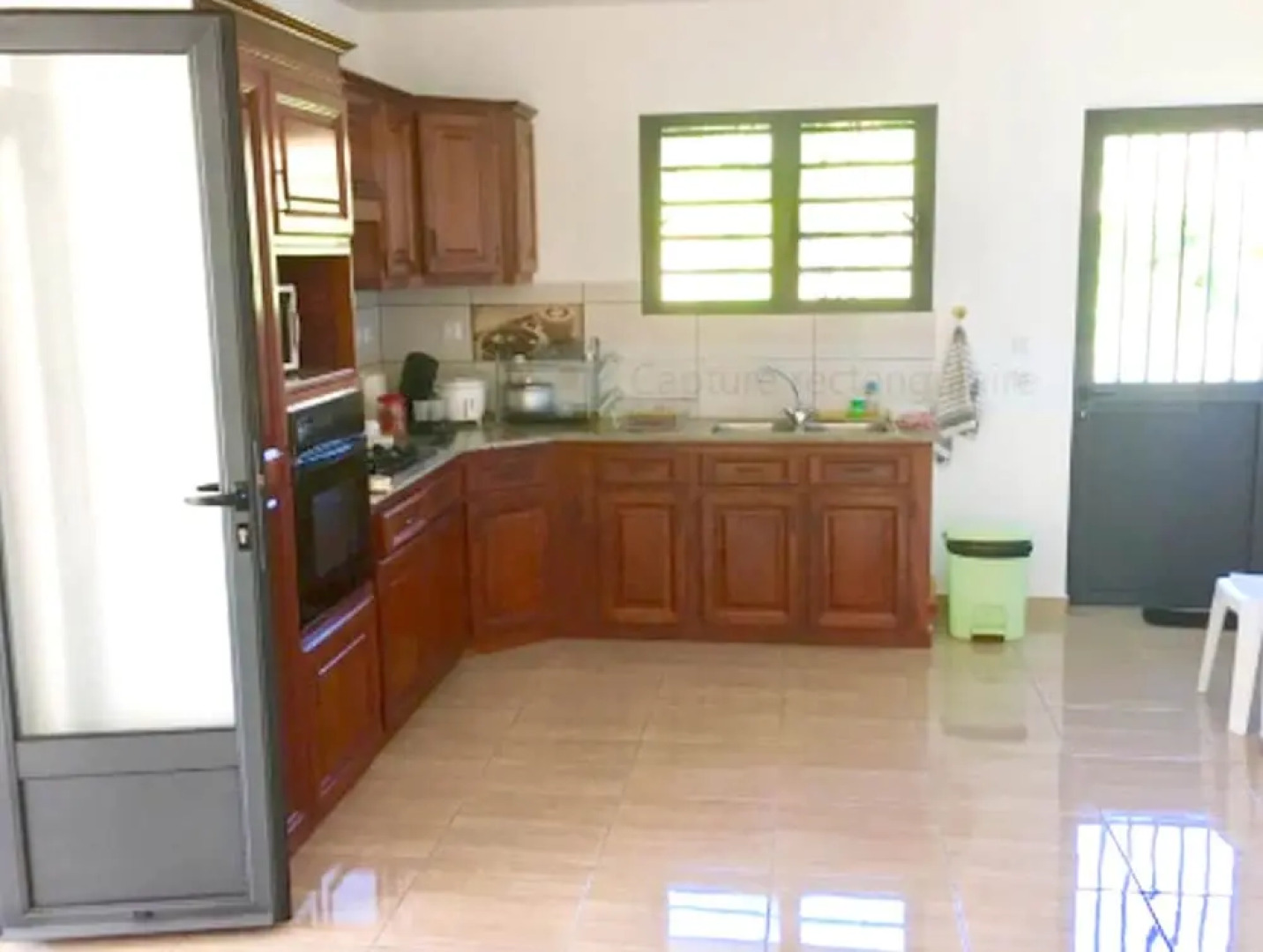 House with 2 Bedrooms in Sainte Rose, with Wonderful Sea View, Furnished Garden And Wifi - 2 Km From the Beach