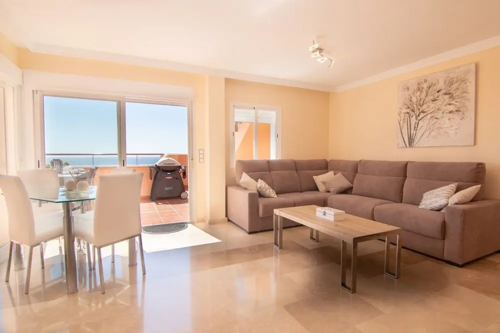 2242-Maravilloso atico 2 terrazas vista al mar