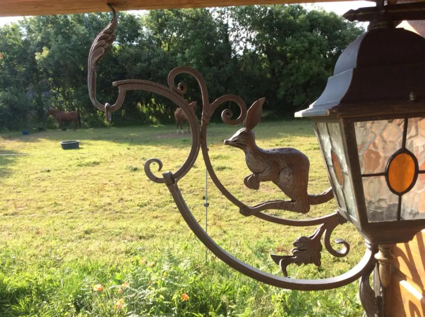 Roulotte de luxe vue mer 180° ,et un ha de verdure