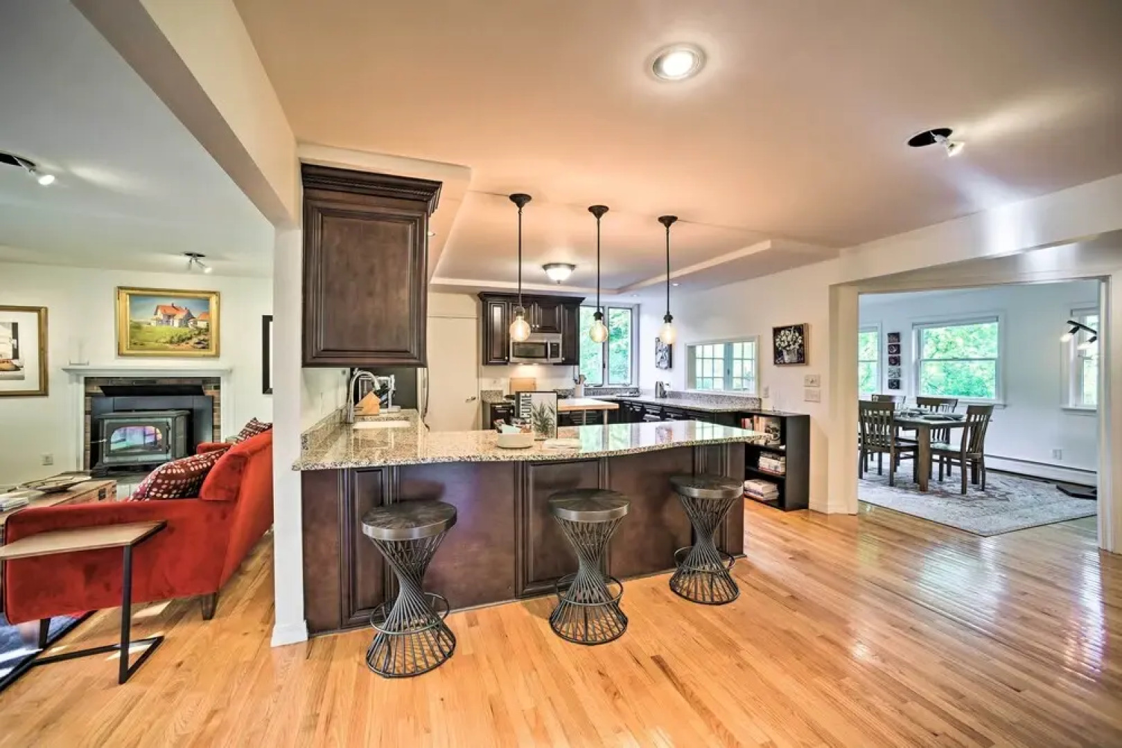 Peaceful Family Home w/ Fire Pit & Large Yard