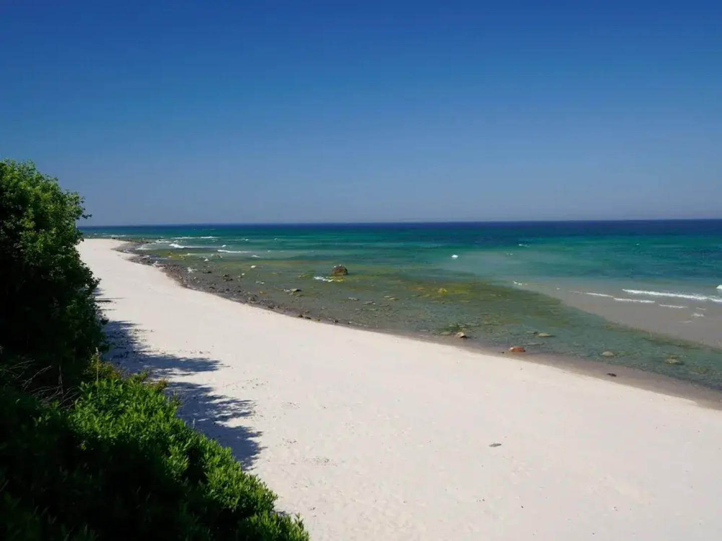 Wohnung in Dranske mit Garten