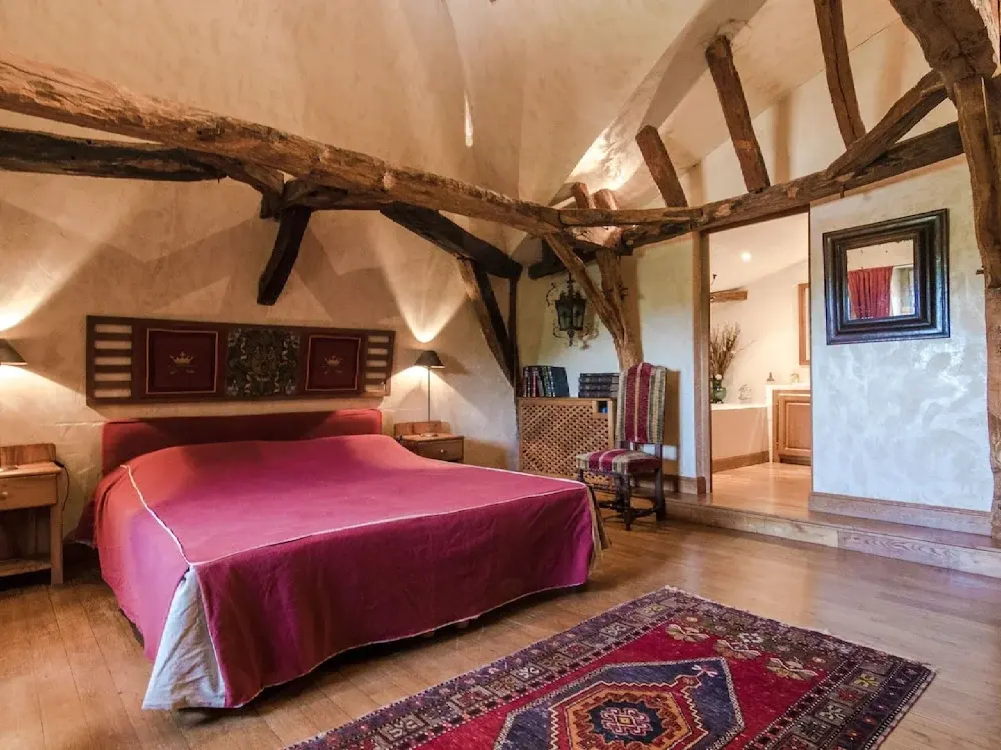 Ritzy Mansion in Sourzac With Tennis Court, Pool & Gym