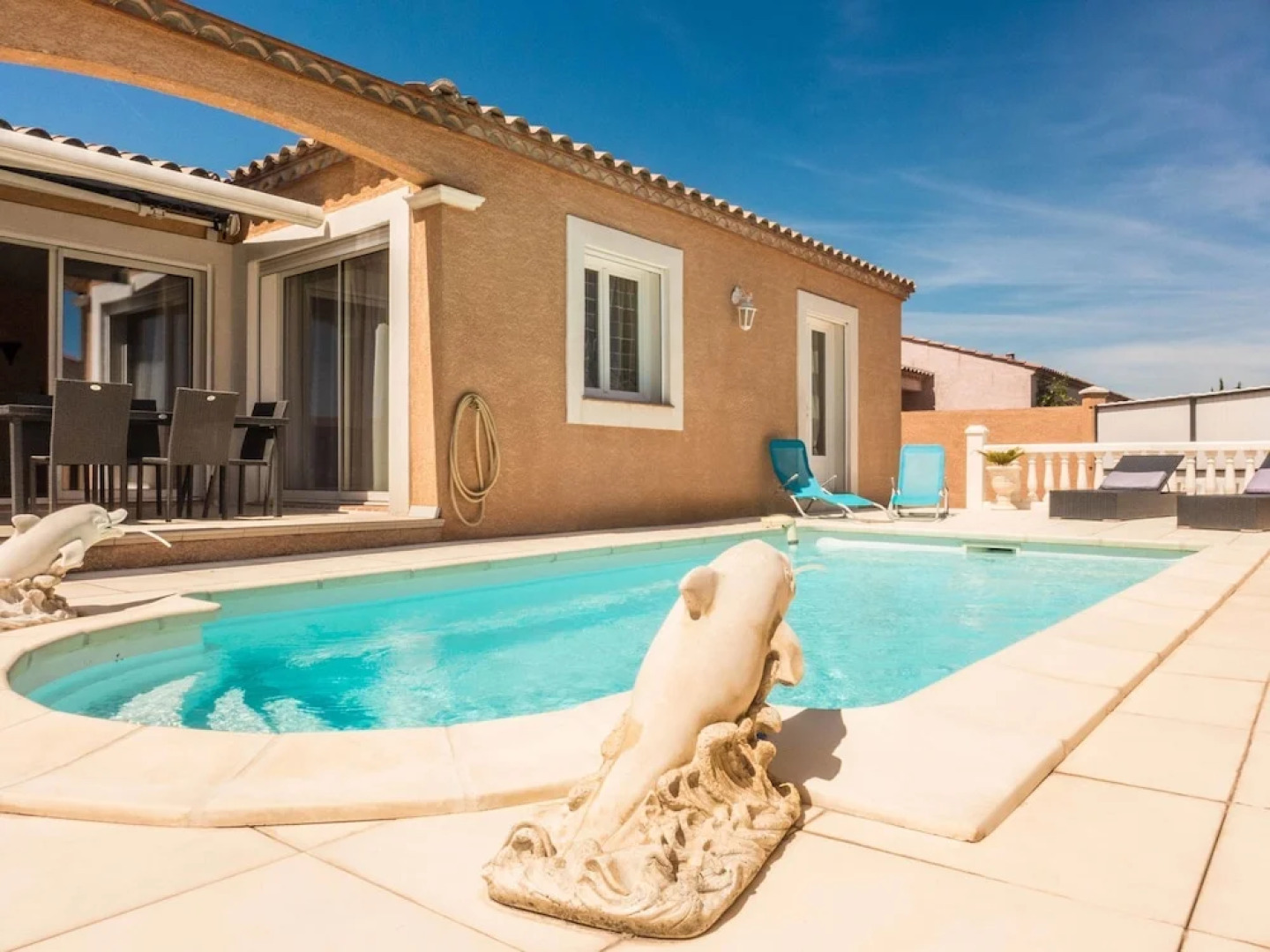 Spacious Furnished Holiday Villa With Private Pool and Covered Terrace