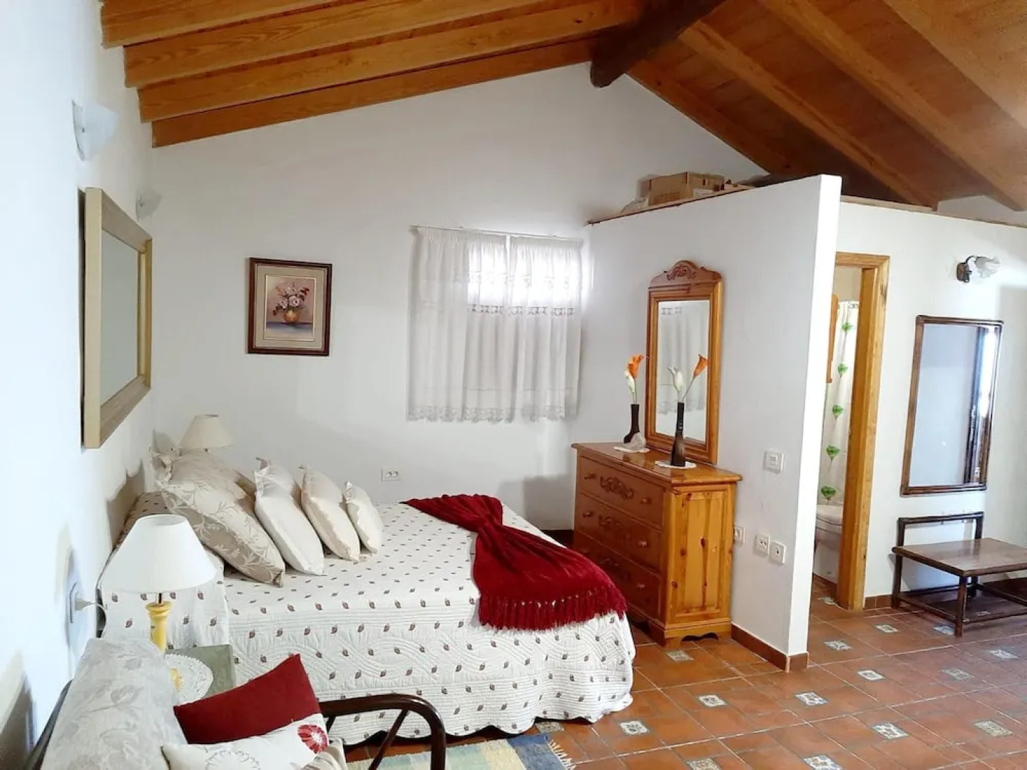 House With one Bedroom in San Juan del Reparo, With Wonderful sea View and Furnished Terrace - 7 km From the Beach