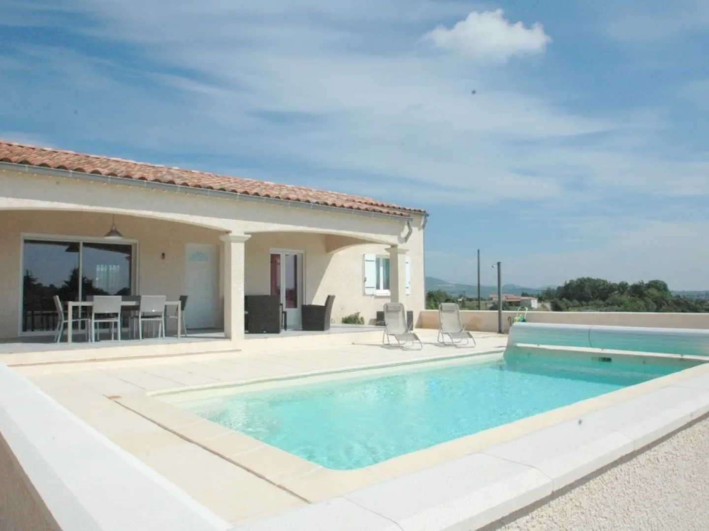 Serene Holiday Home in Les Mages With Balcony