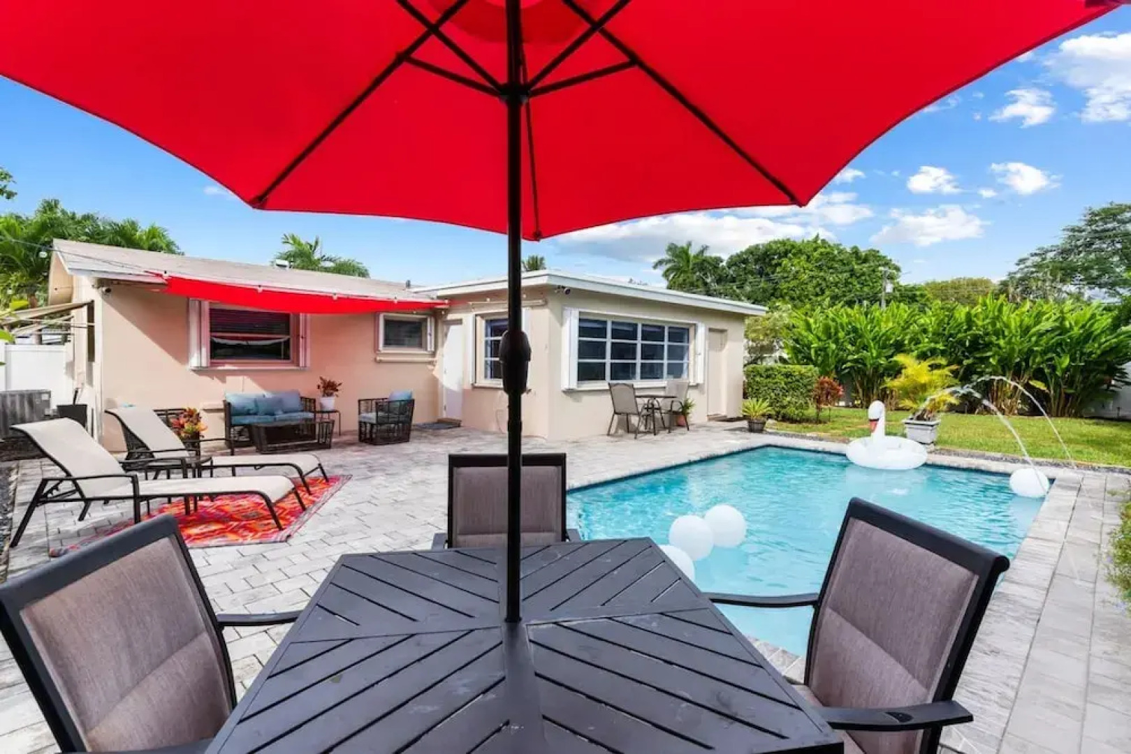 Oasis Backyard With Heated Pool Oakland Park
