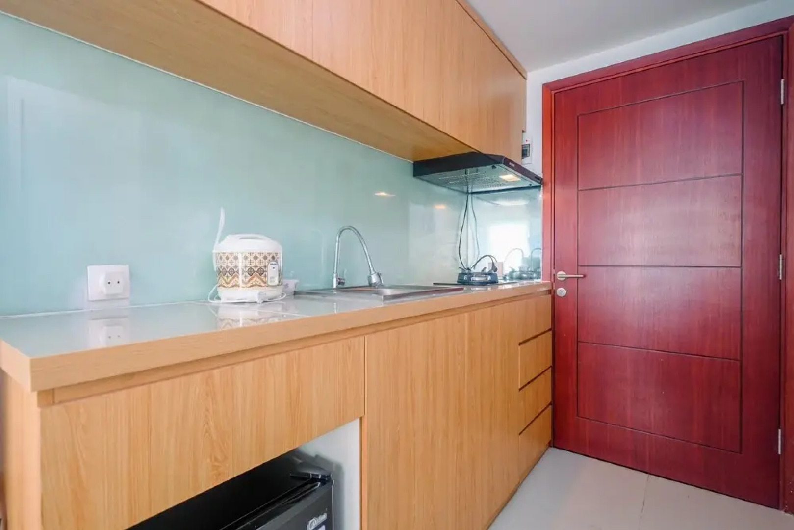 Modern Style Studio Tamansari Mahogany Apartment with City View