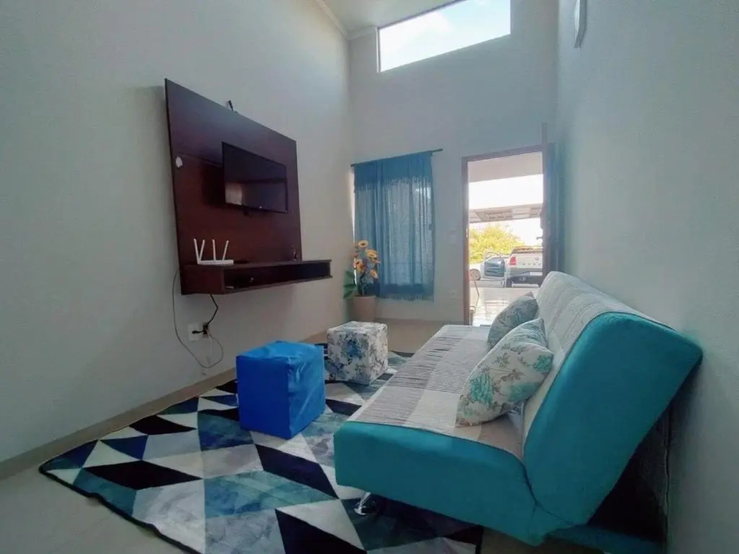 casa completa, 2 quartos com ar-condicionado, no centro hoteleiro