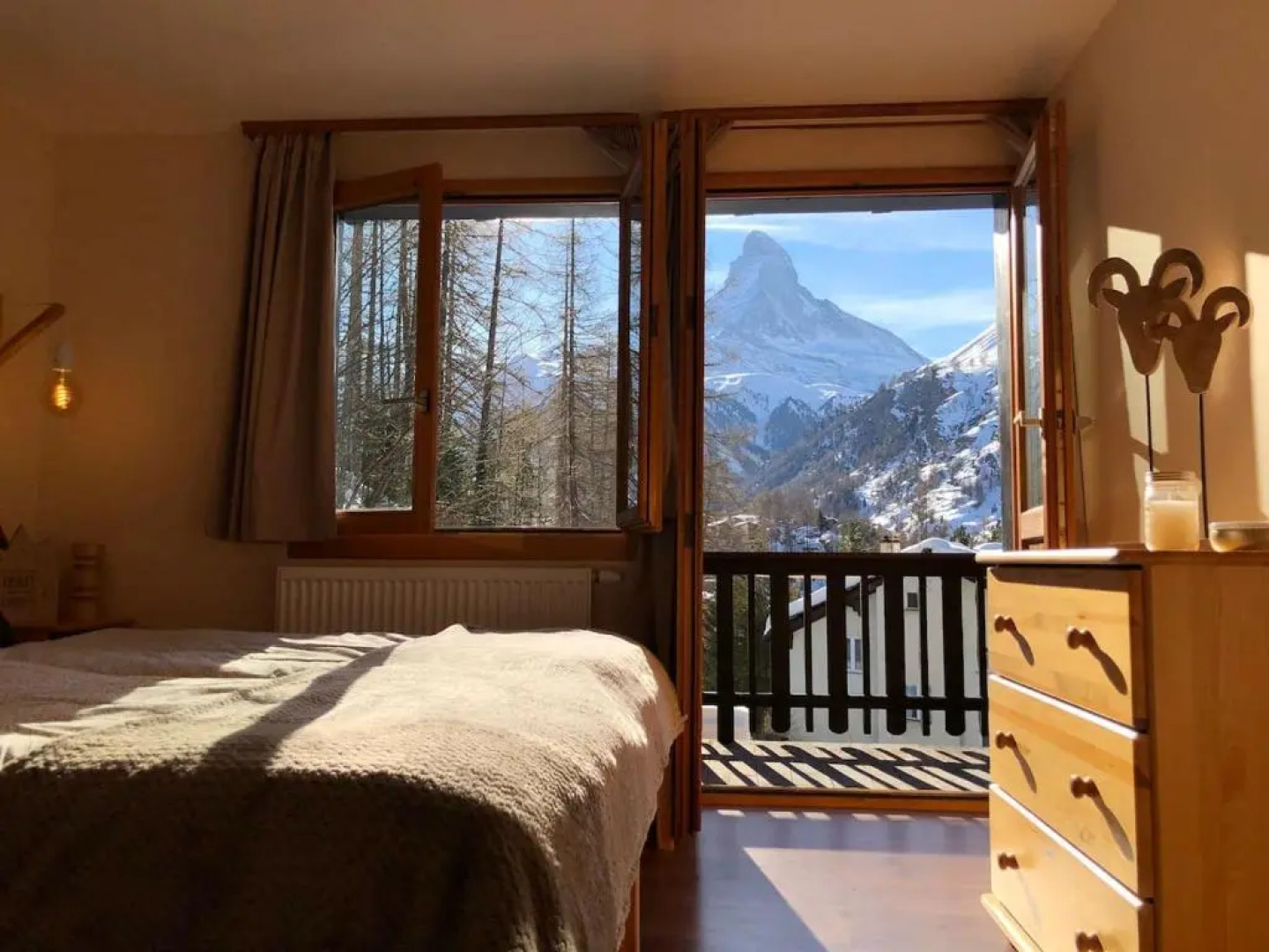 Apartment with beautiful views in Zermatt
