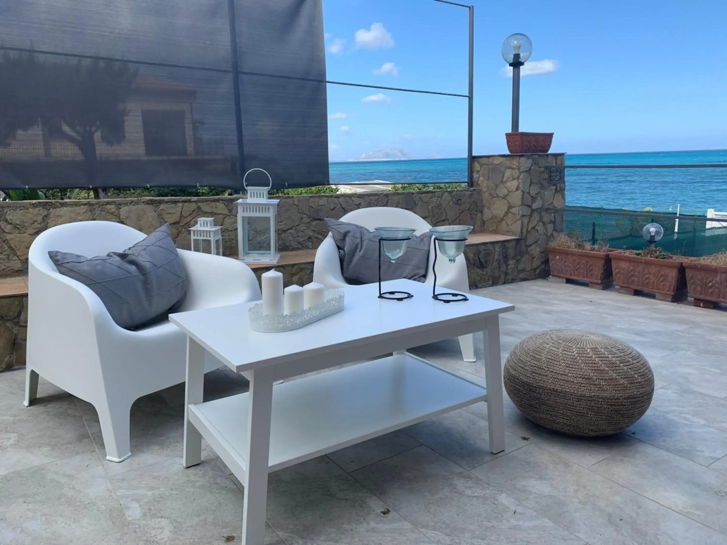 Sfondo Blu Villa sul mare