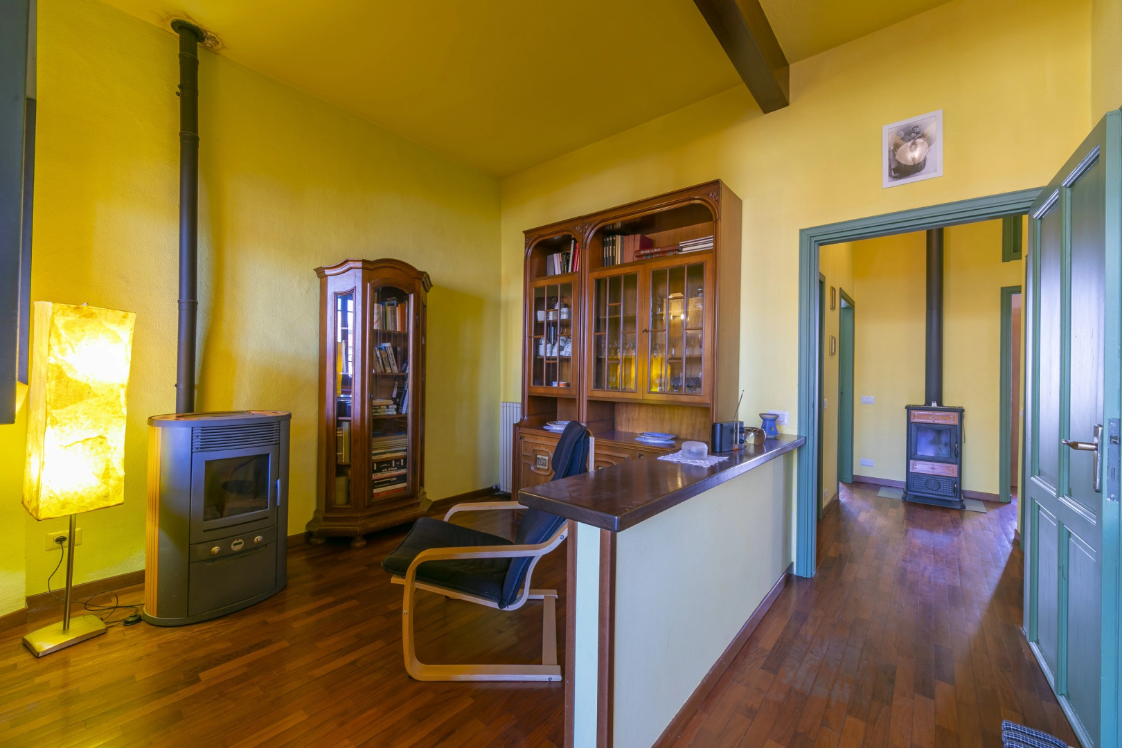 Painted Window by the lake