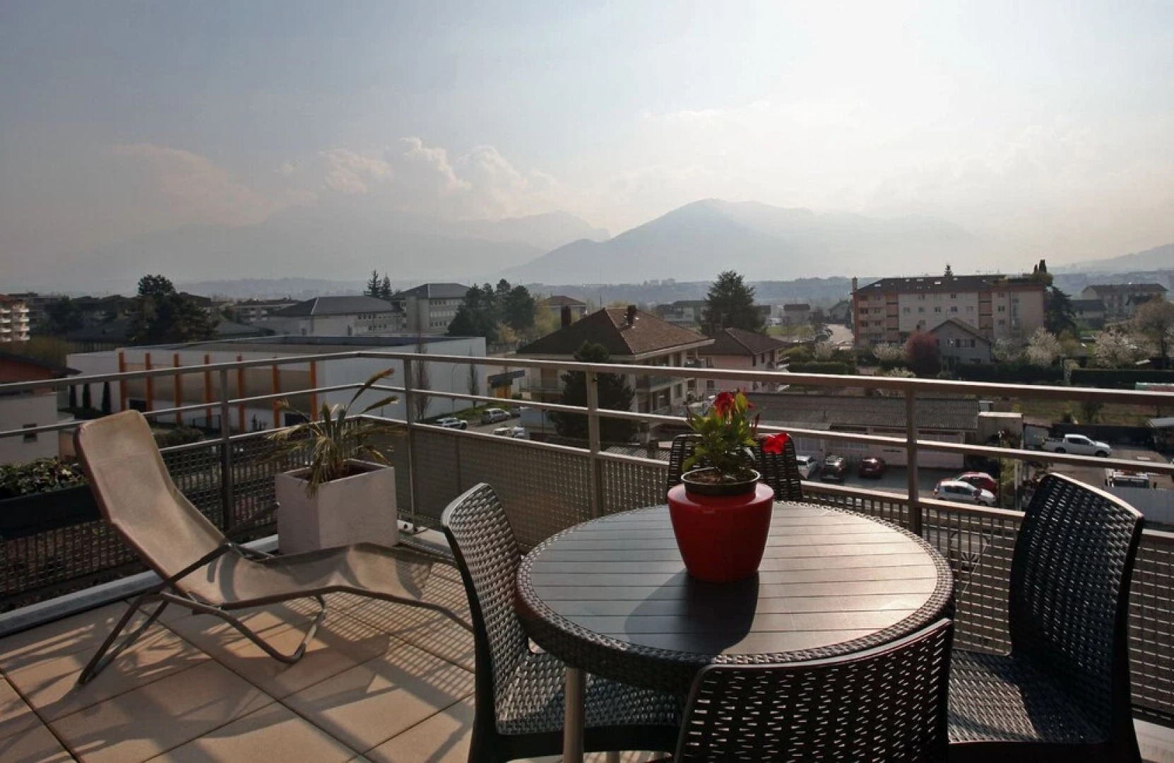 Home on the roof with calm and tranquility