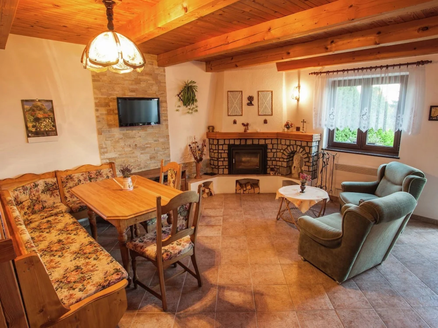 Spacious Holiday Home in Kamenice nad Lipou near Ski Area