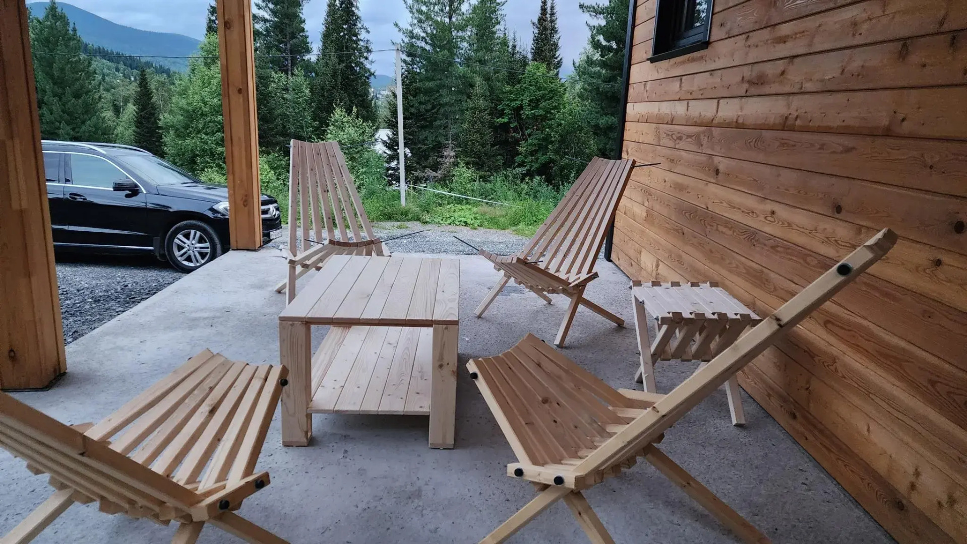 Дом SPA с большой ванной и видом на горы