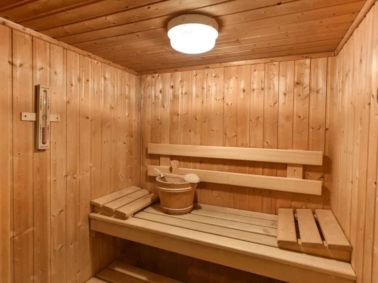 Detached Villa Within Walking Distance of the Beach, With a Swimming Pool and a Sauna