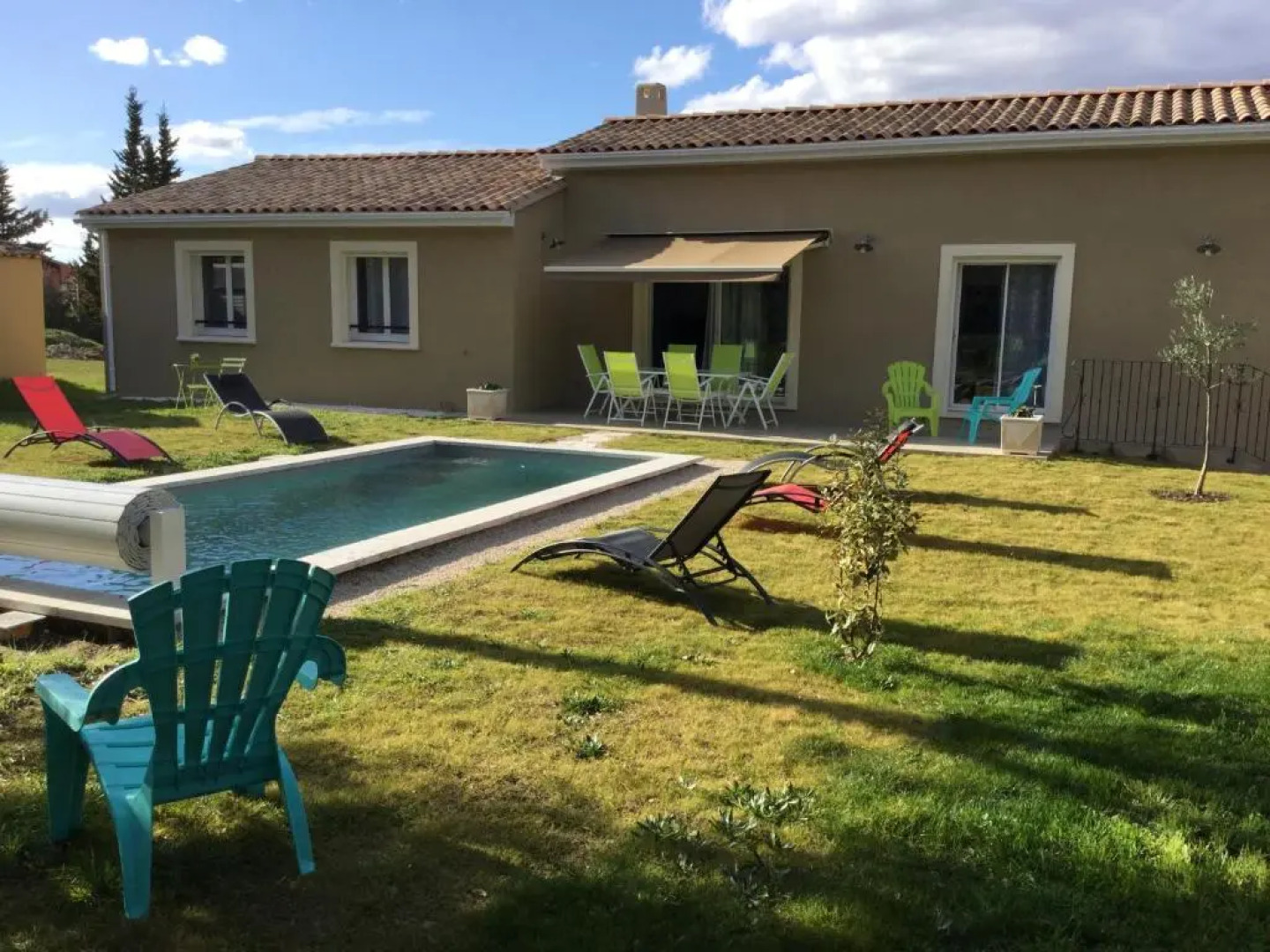 Jolie Maison Familiale Climatisée Avec Piscine Chauffée, Vue Sur Le Luberon, Située Aux Taillades, 6 Personnes Ls2-317 Bureu
