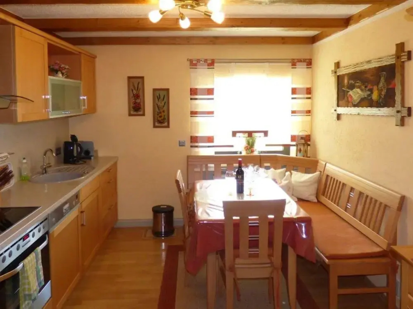 Scenic Apartment With Balcony, Garden, Deckchairs, Barbecue