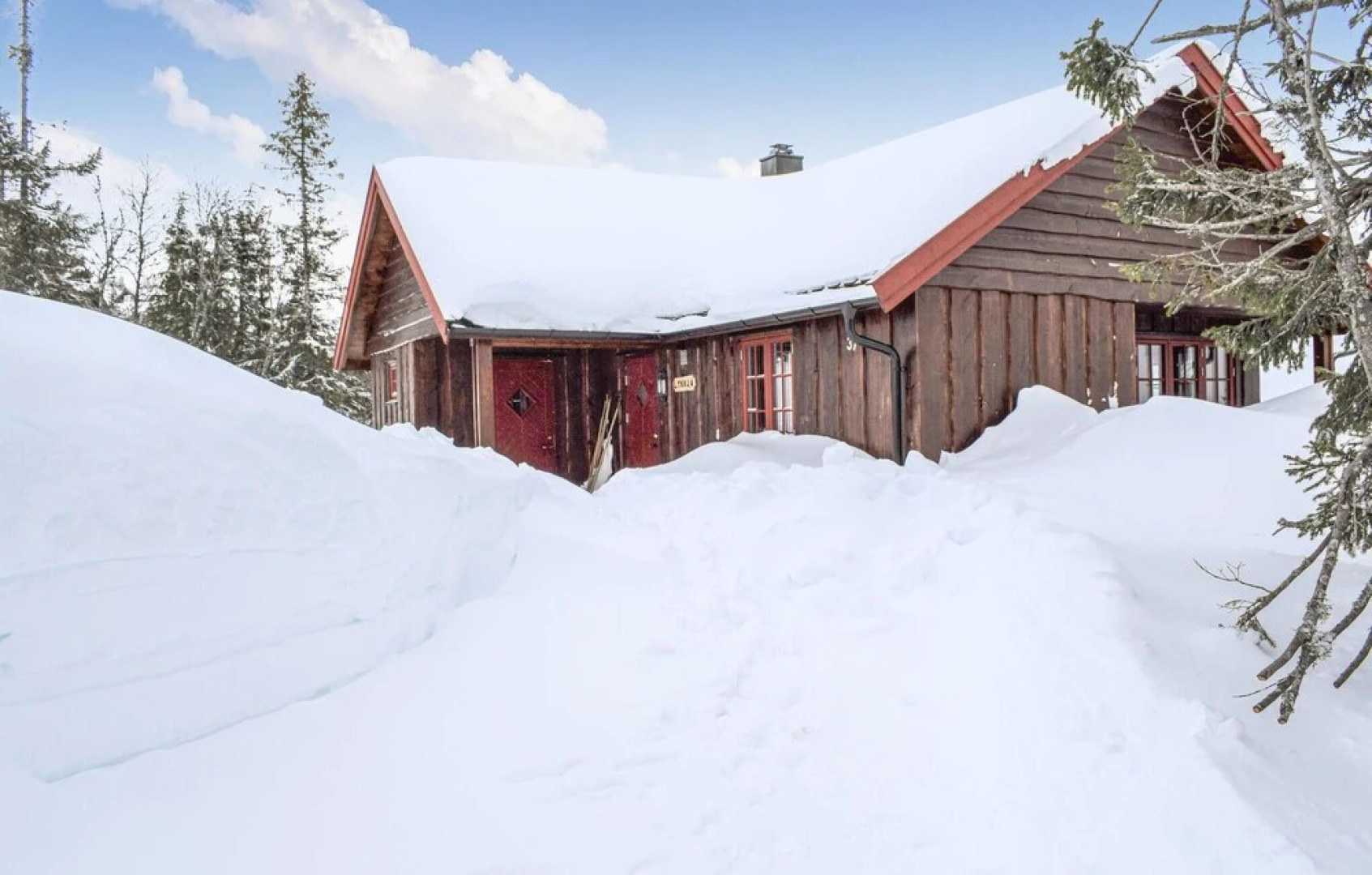 Nice Home in Flå With 3 Bedrooms and Sauna