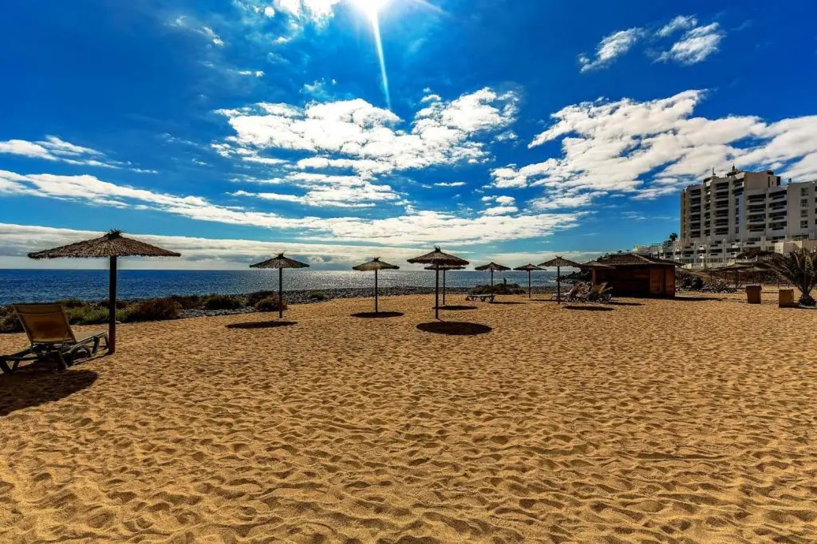 Apartamento T1C con AC, Wifi, vistas a oceano o piscina en Tenerife Sur