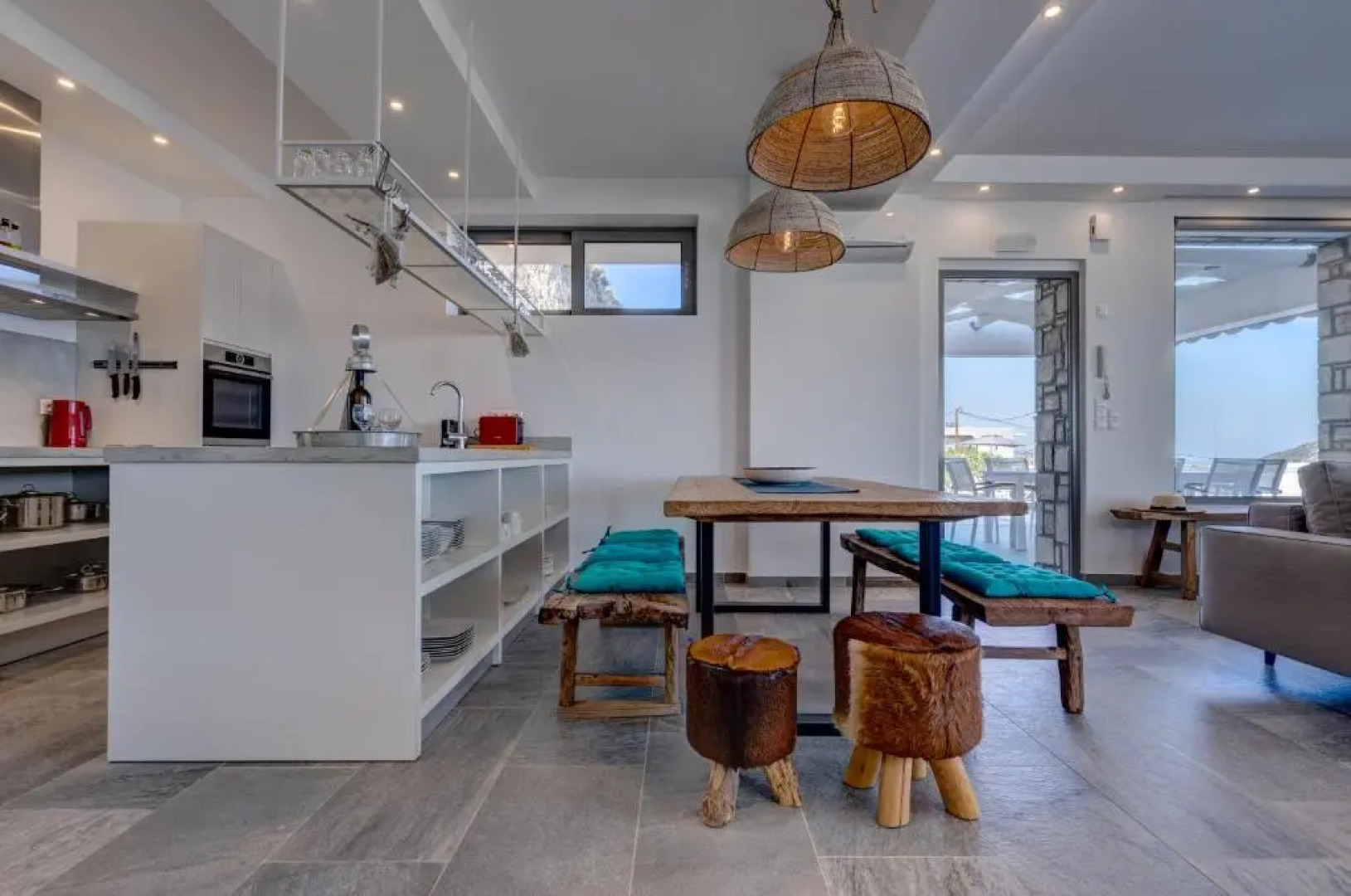 The Red Rock Villa Afandou by Rhodes4vacation