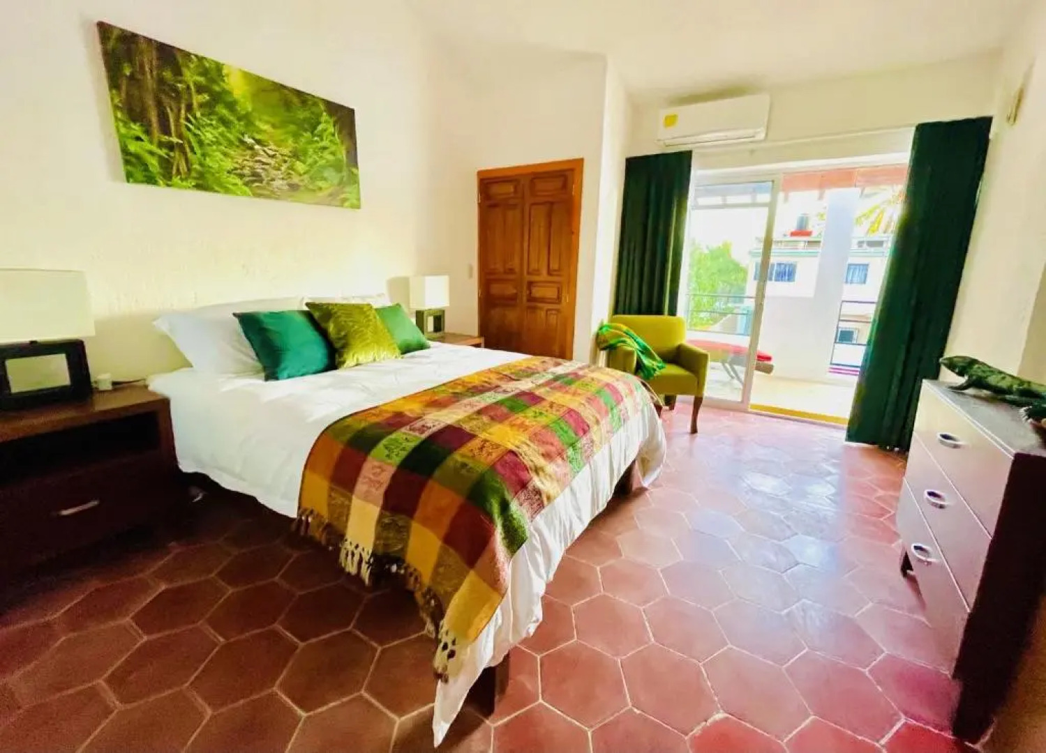 Casa Piramide: Fully Furnished 2-Bedroom House w/ Private Swimming Pool and Waterfall, 5 Minute Walk from the Beach
