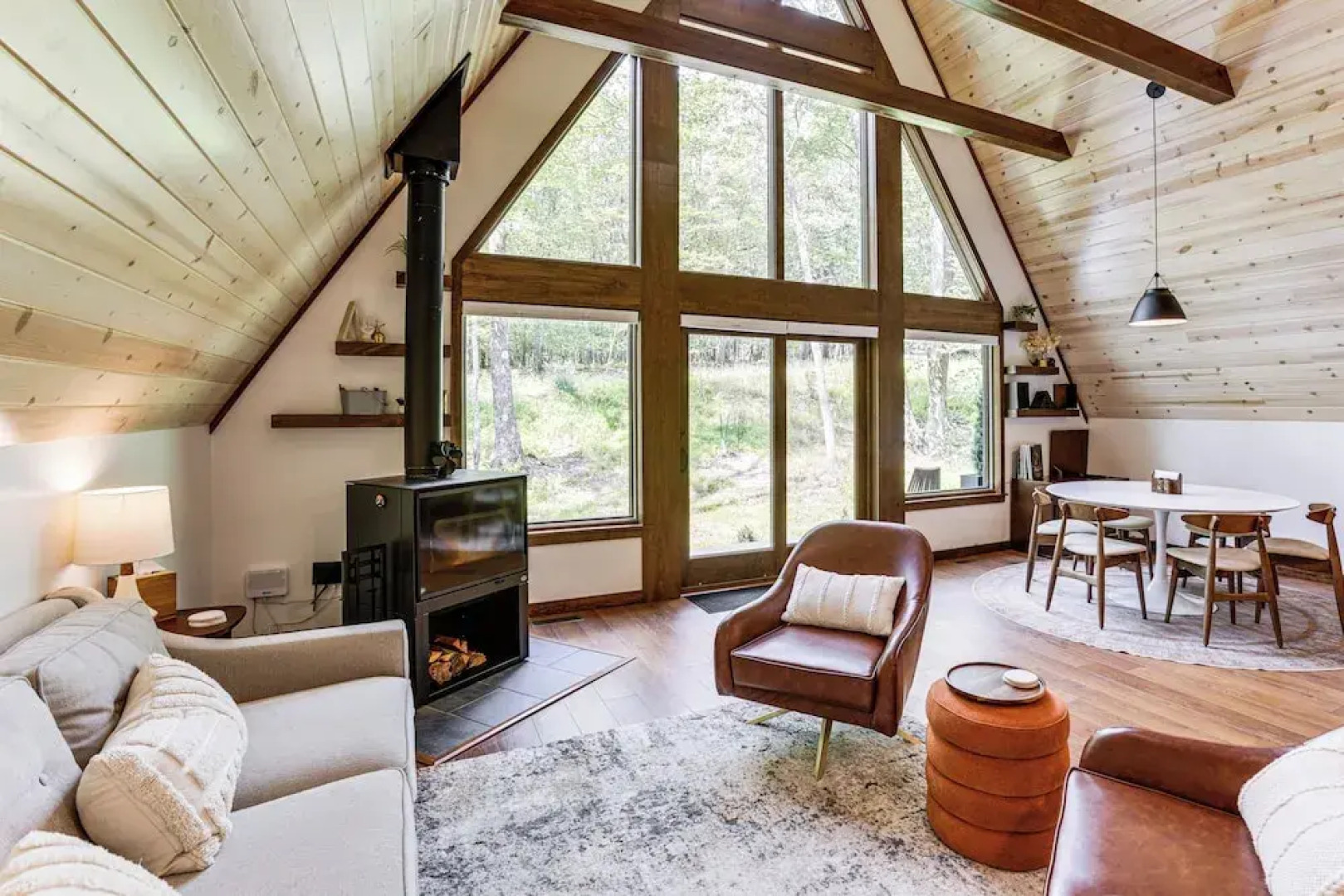 1 Mi to Resort Beach: Alpine Lake A-frame!