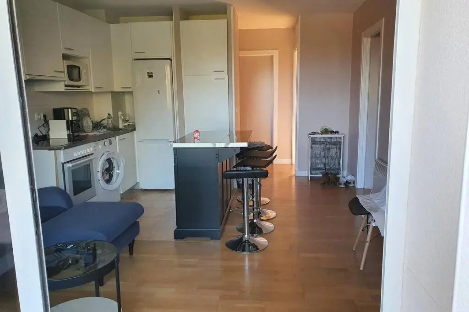 HENDAYE: Joli T3, piscine et parking avec vue sur l'océan