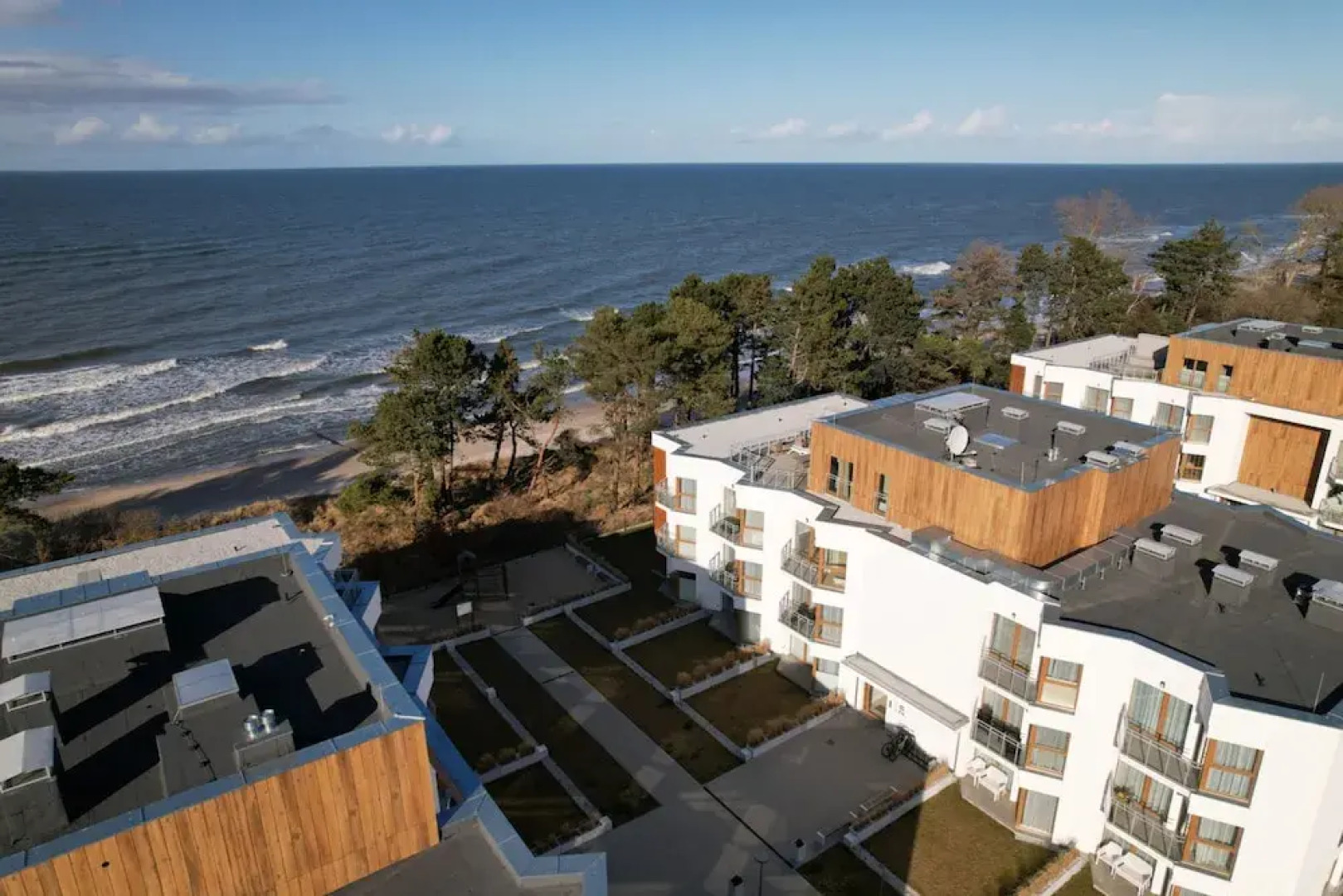 Perla Komfort nad Morzem Taras z Widokiem Strefa SPA