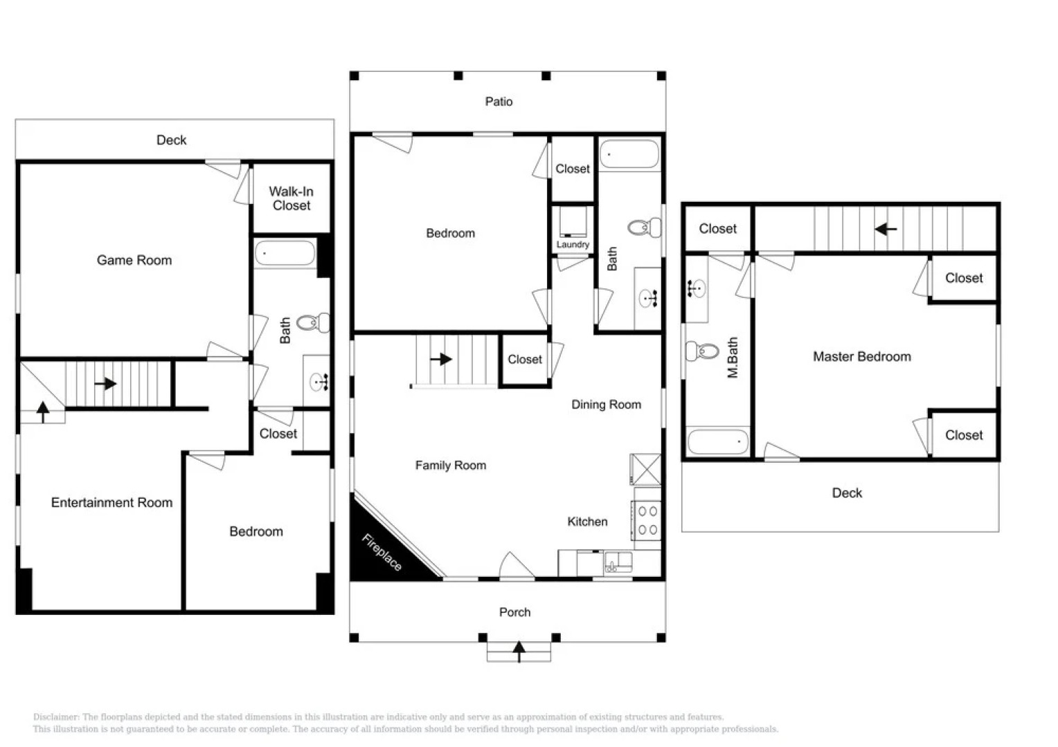 Upper Middle Creek Cabin Unit #28 3 Bedrooms 3 Bathrooms Cabin