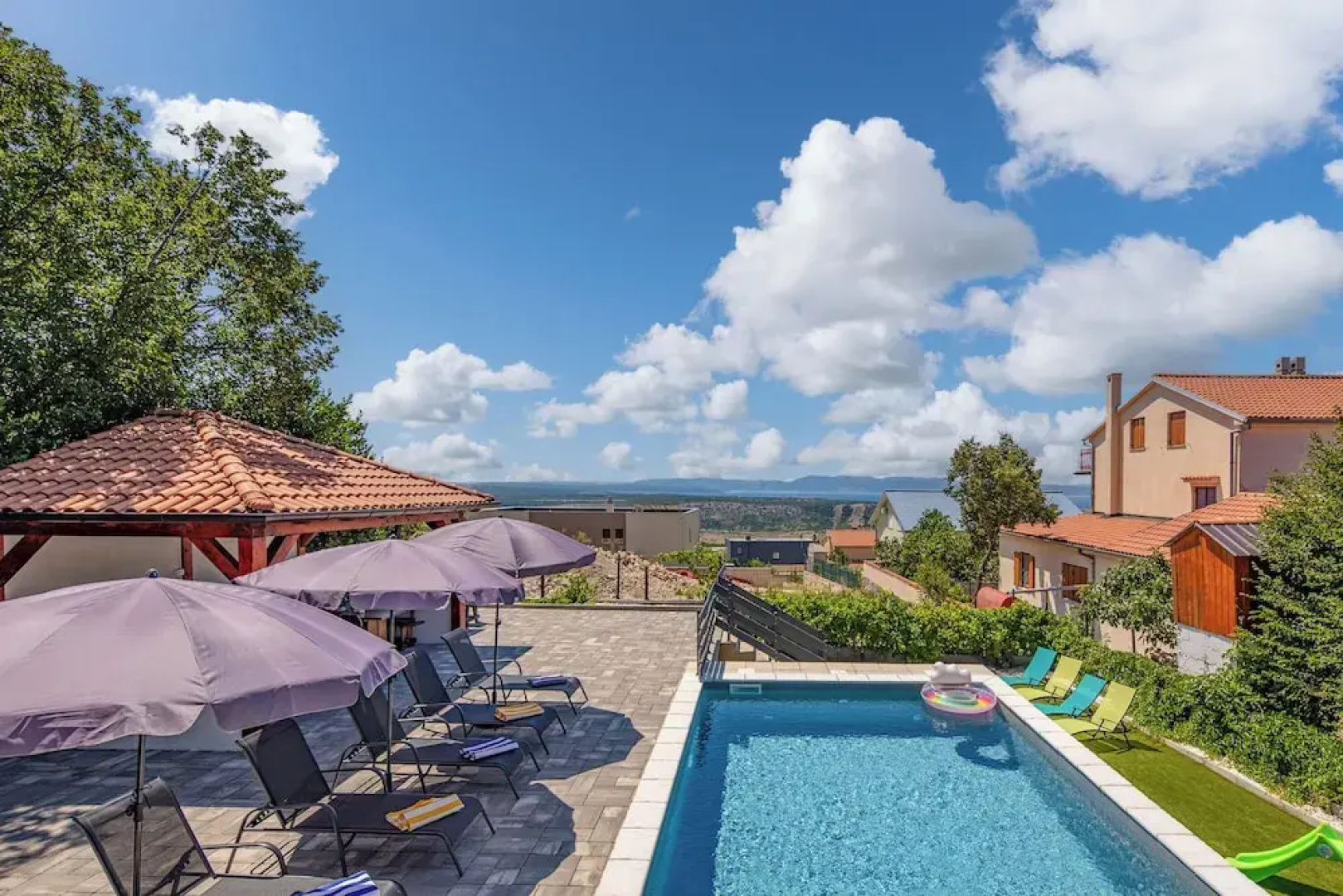 Villa Natali With Pool And Sea View