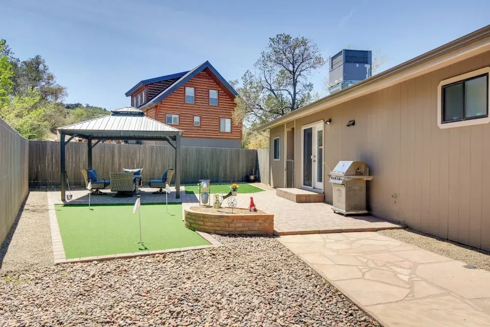 Putting Green & Patio: Central Prescott Home