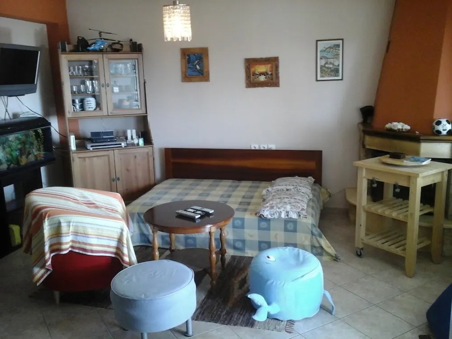 Apartment With 2 Bedrooms in Leptokarya, With Wonderful sea View, Encl