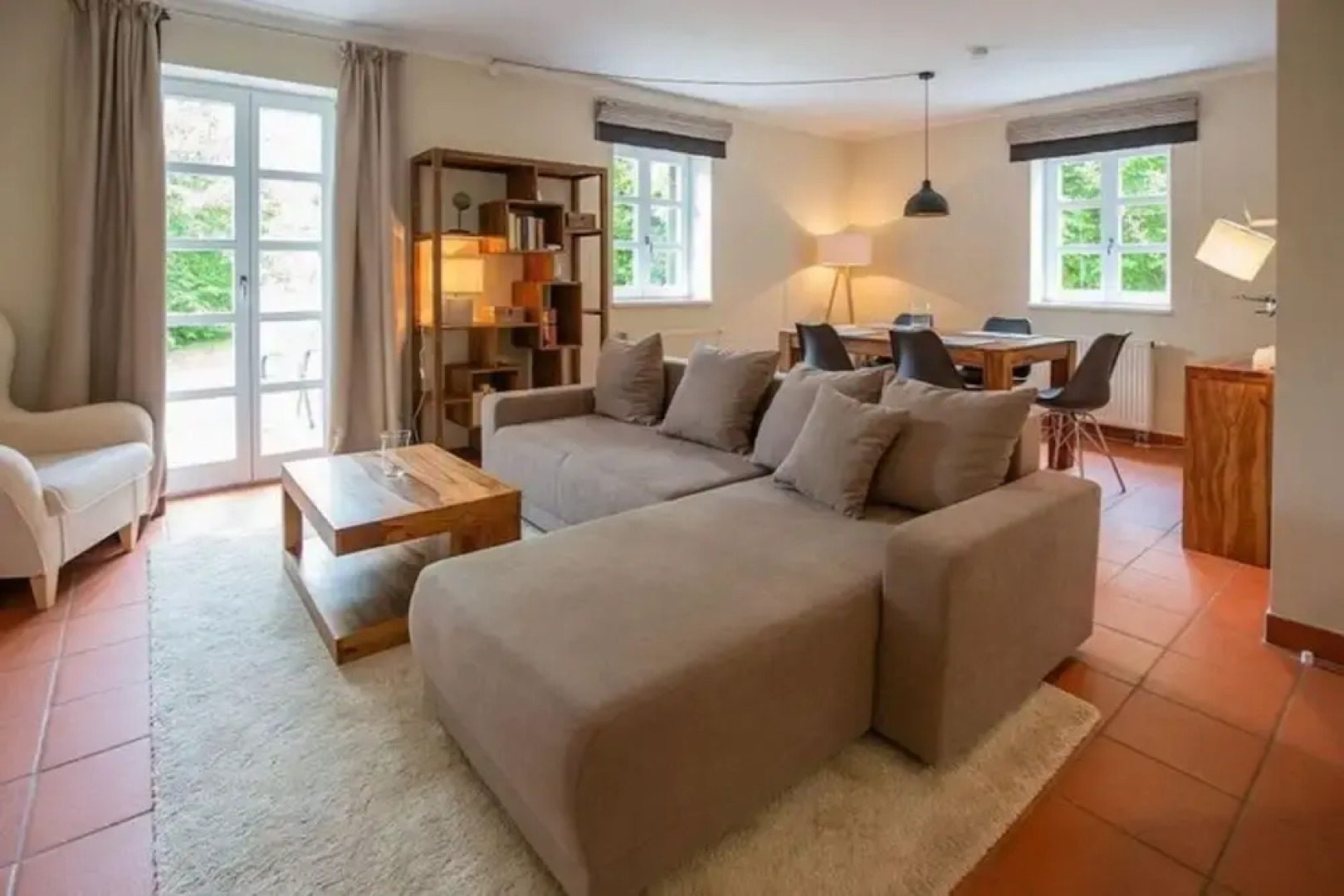 Wohnung in Dranske mit Garten