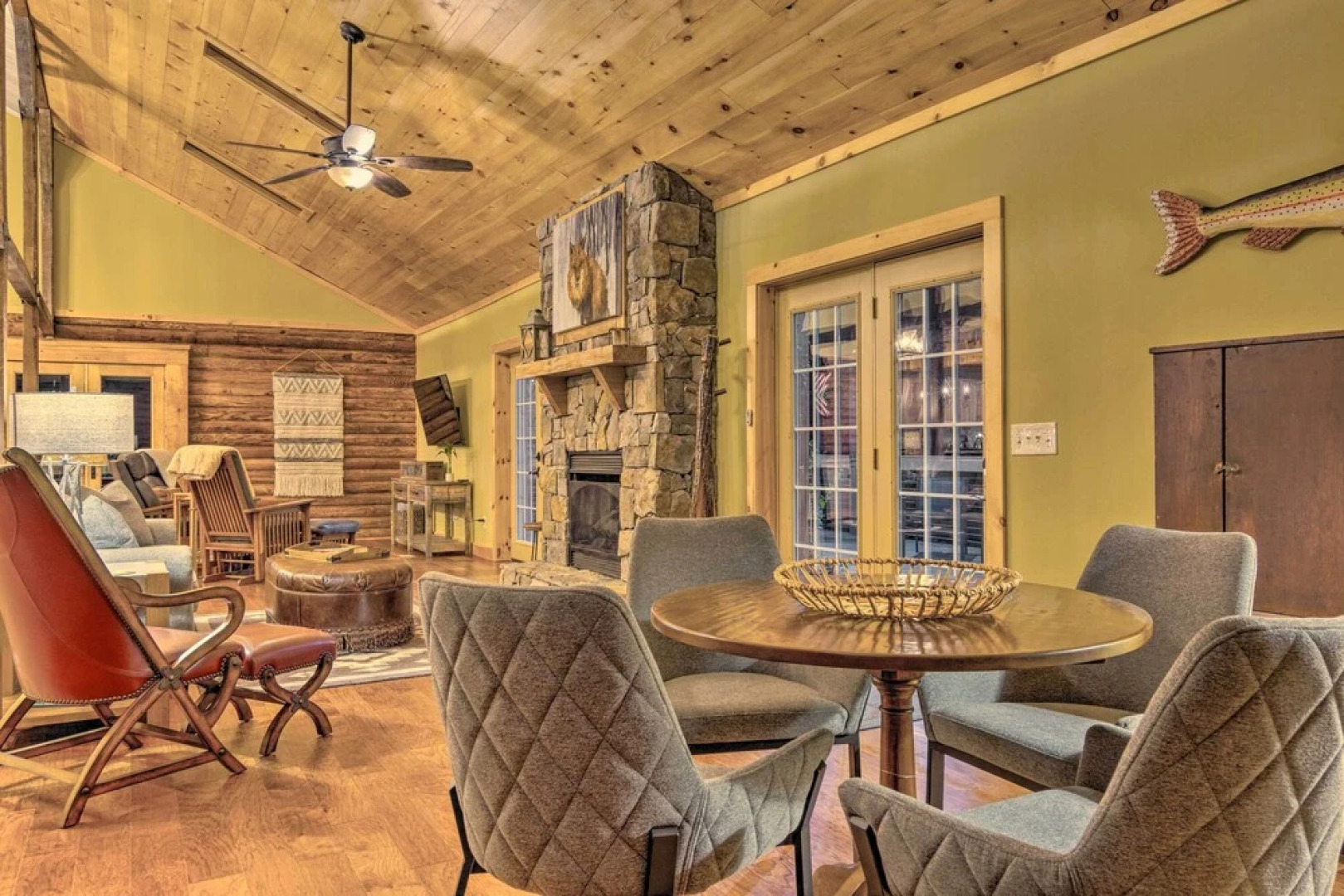 Deck & Views: Hendersonville Cabin, Roads Are Open