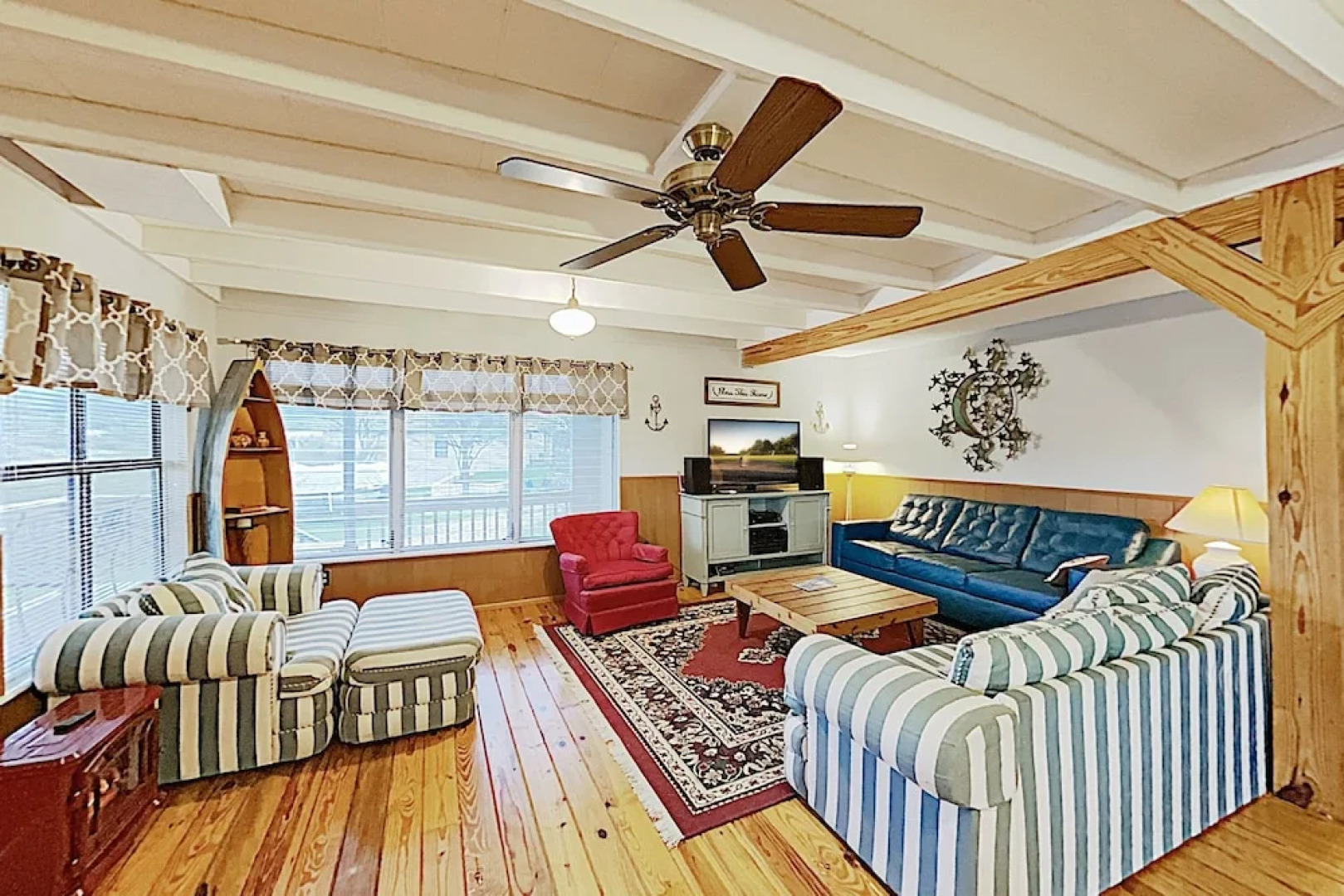 New Listing! 1-acre Lakefront W/ Fishing Dock 2 Bedroom Home