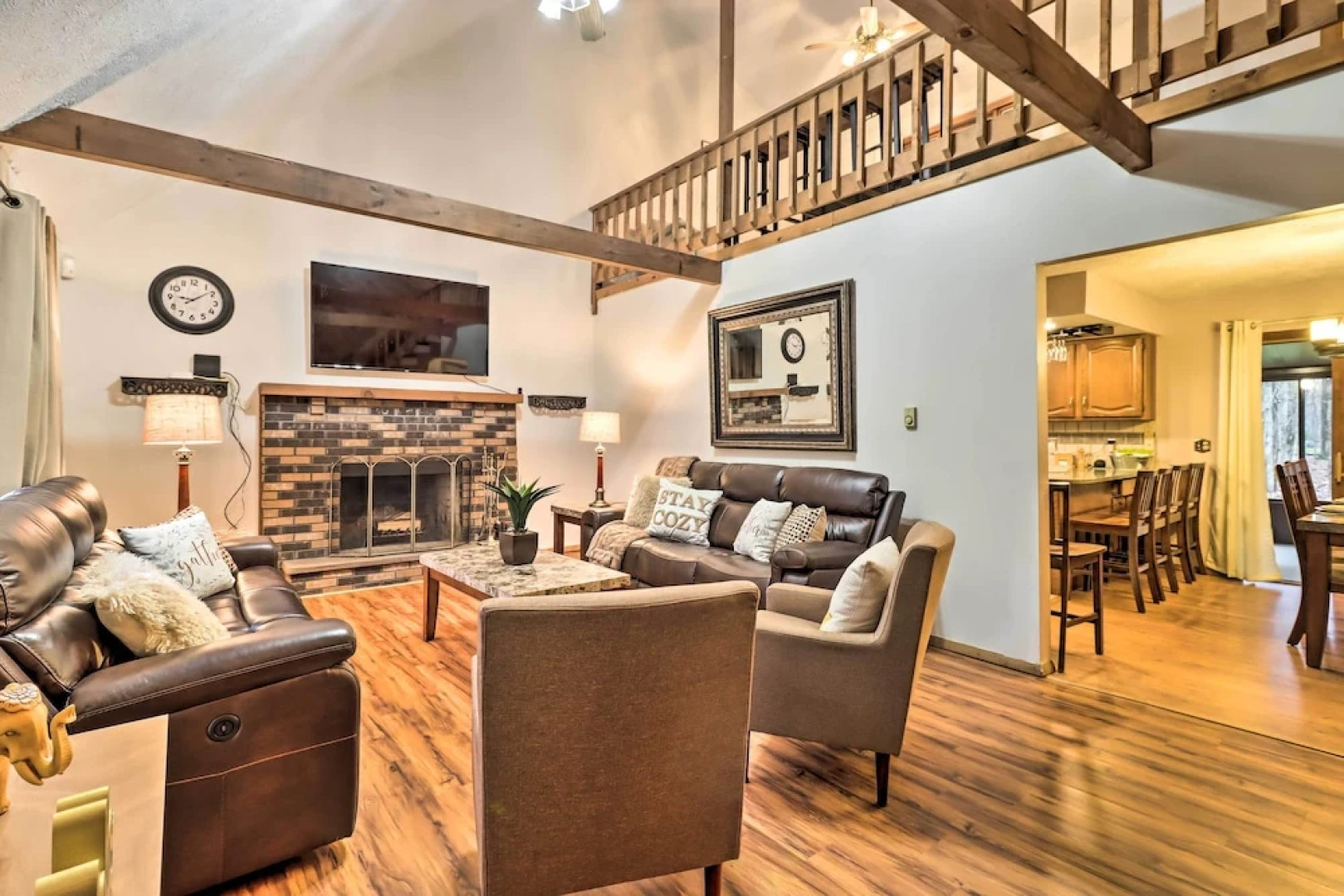 Near Big Boulder Mtn: Cabin w/ Furnished Deck